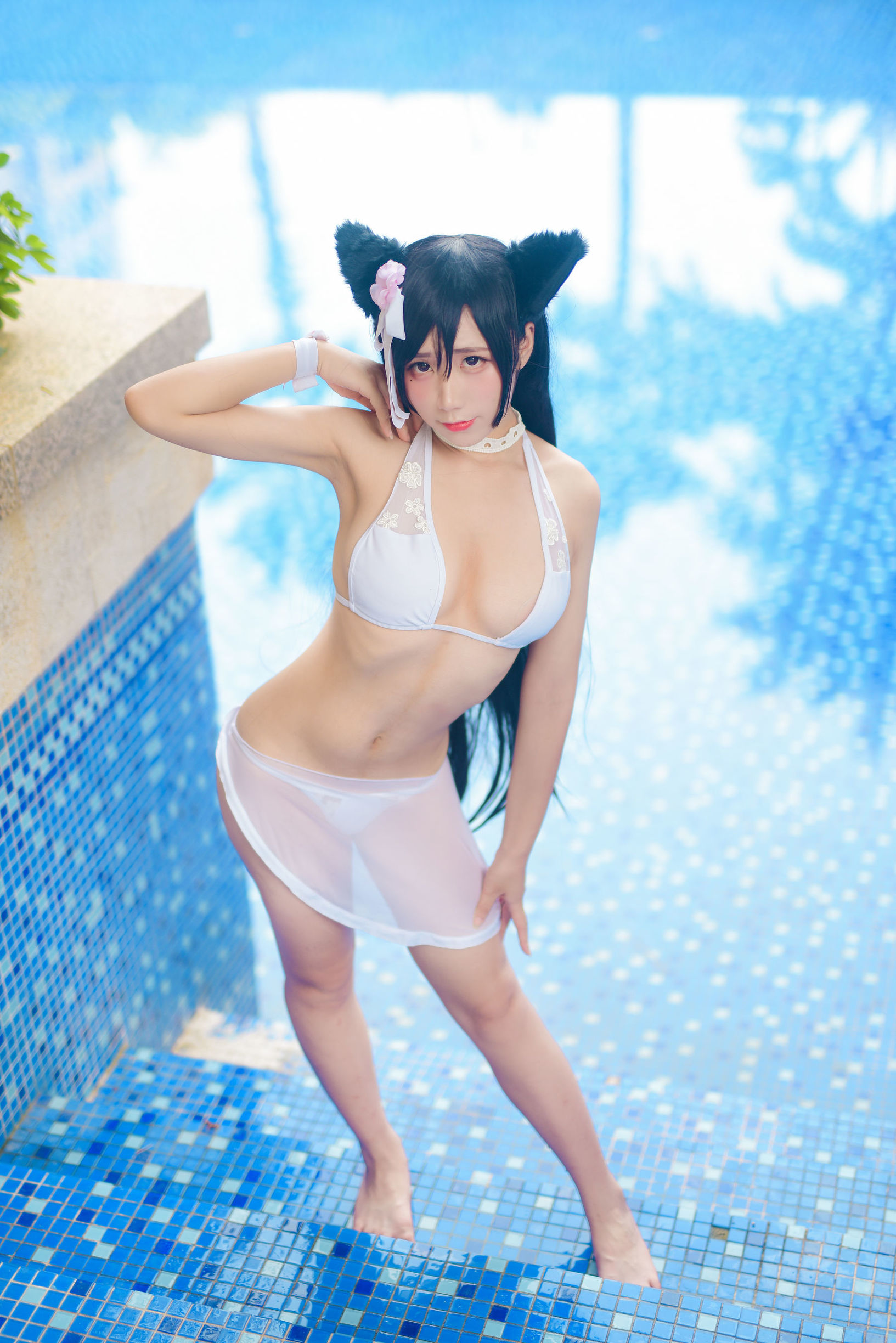 Anime blogger Jiu Qu Jean Azur Lane swimsuit
