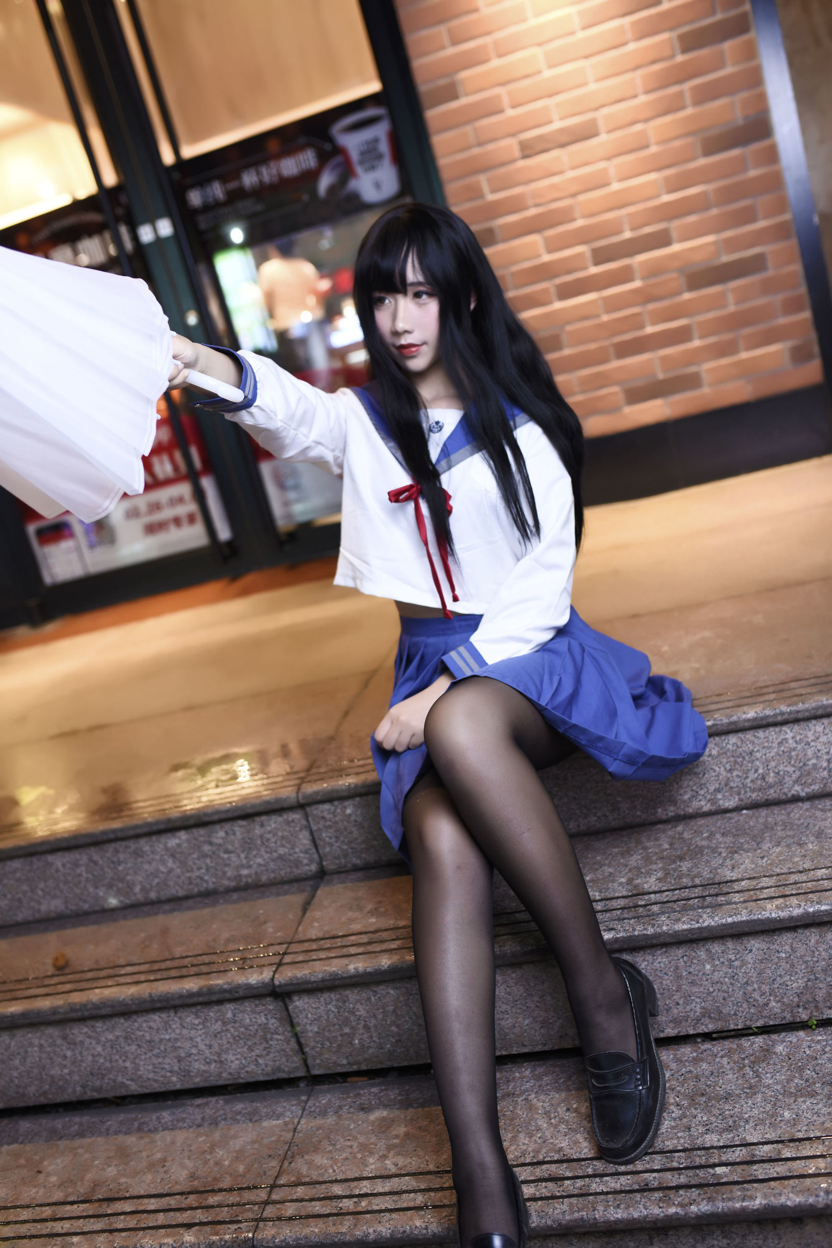 動漫博主九曲吉恩 JK制服
