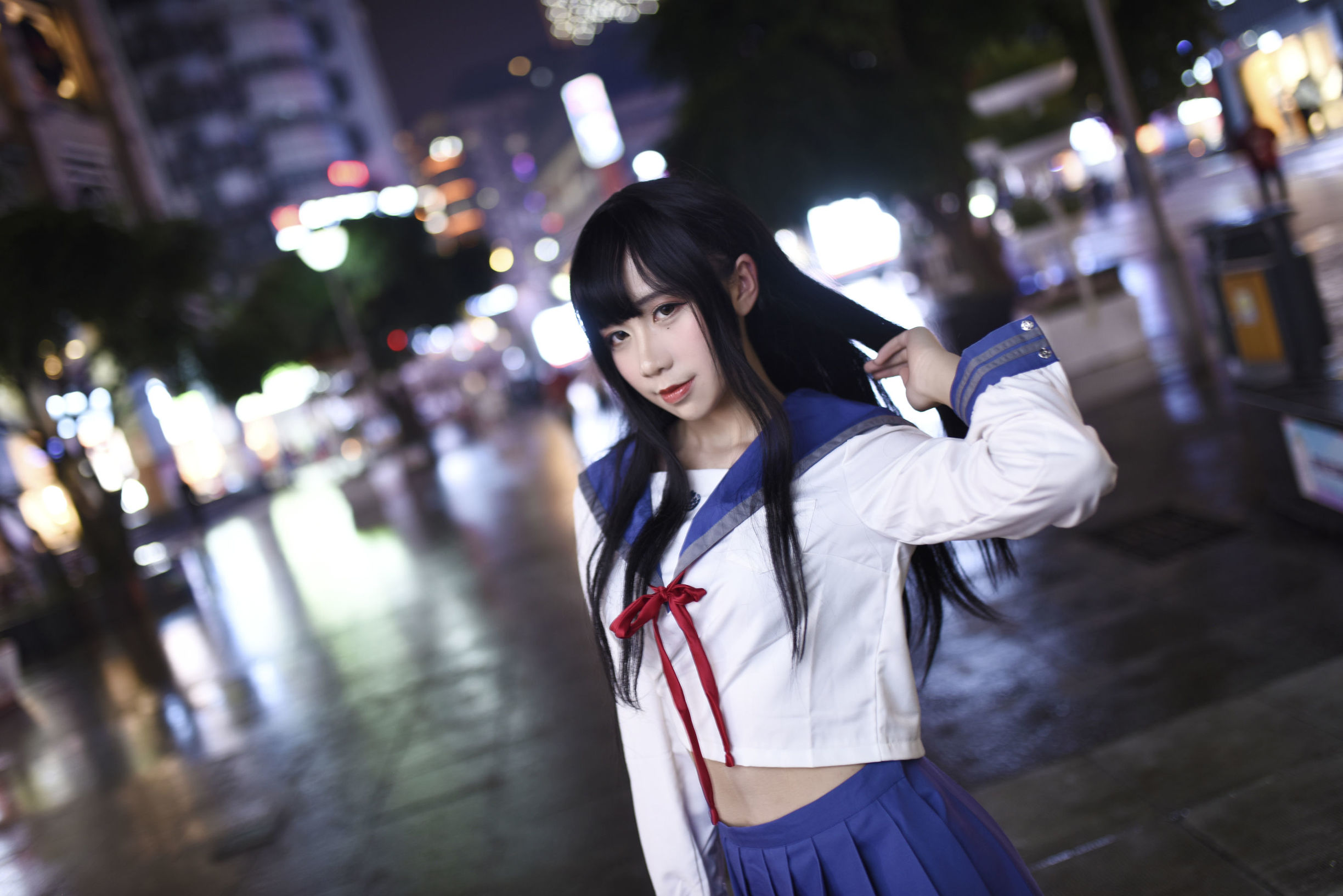 Blogger anime Cửu Khúc Jean JK đồng phục