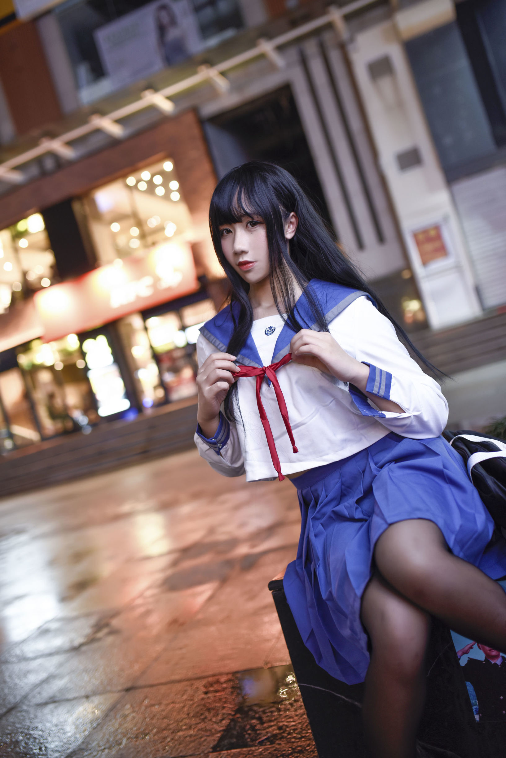 Blogger anime Cửu Khúc Jean JK đồng phục