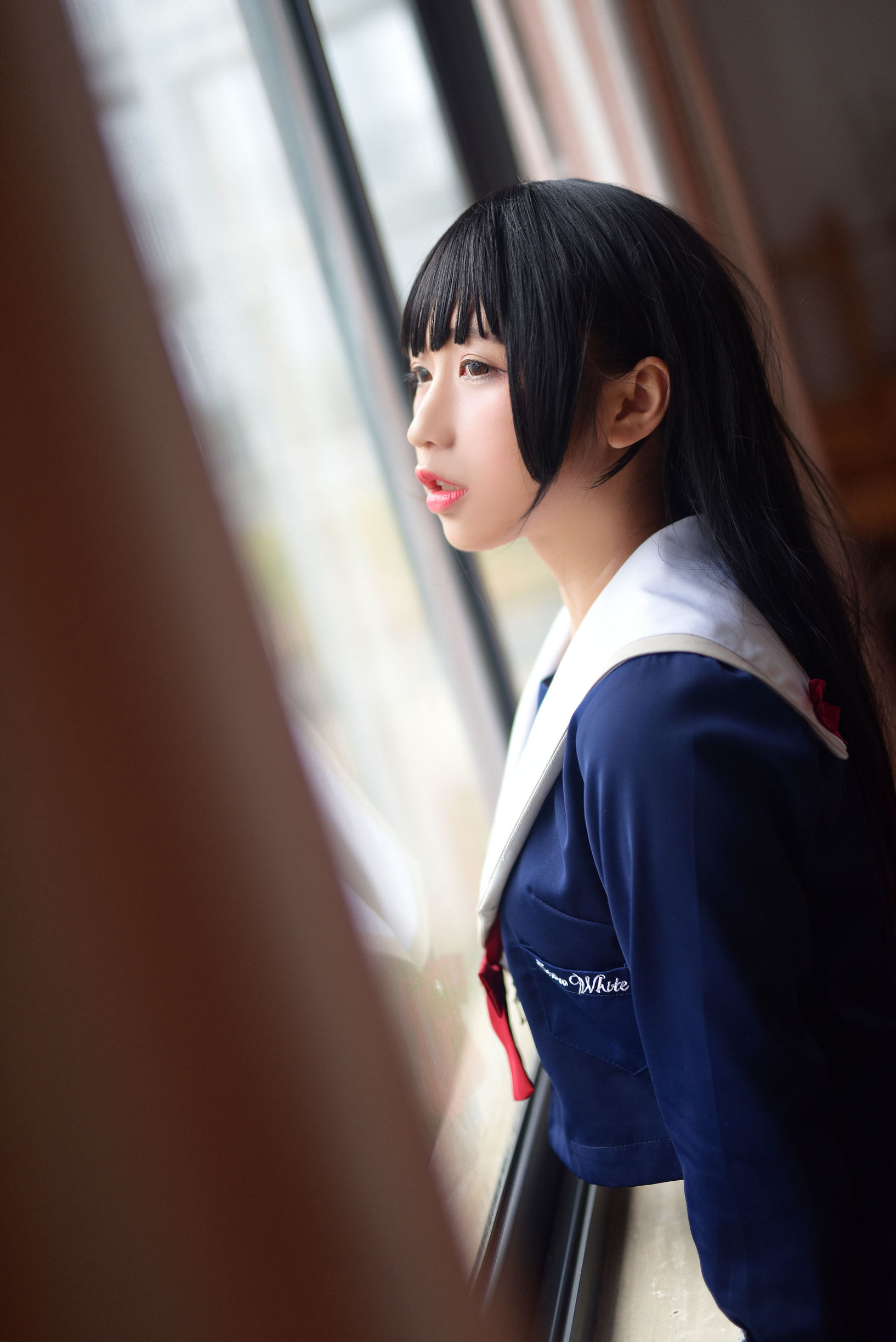 動漫博主九曲吉恩 JK露臍制服