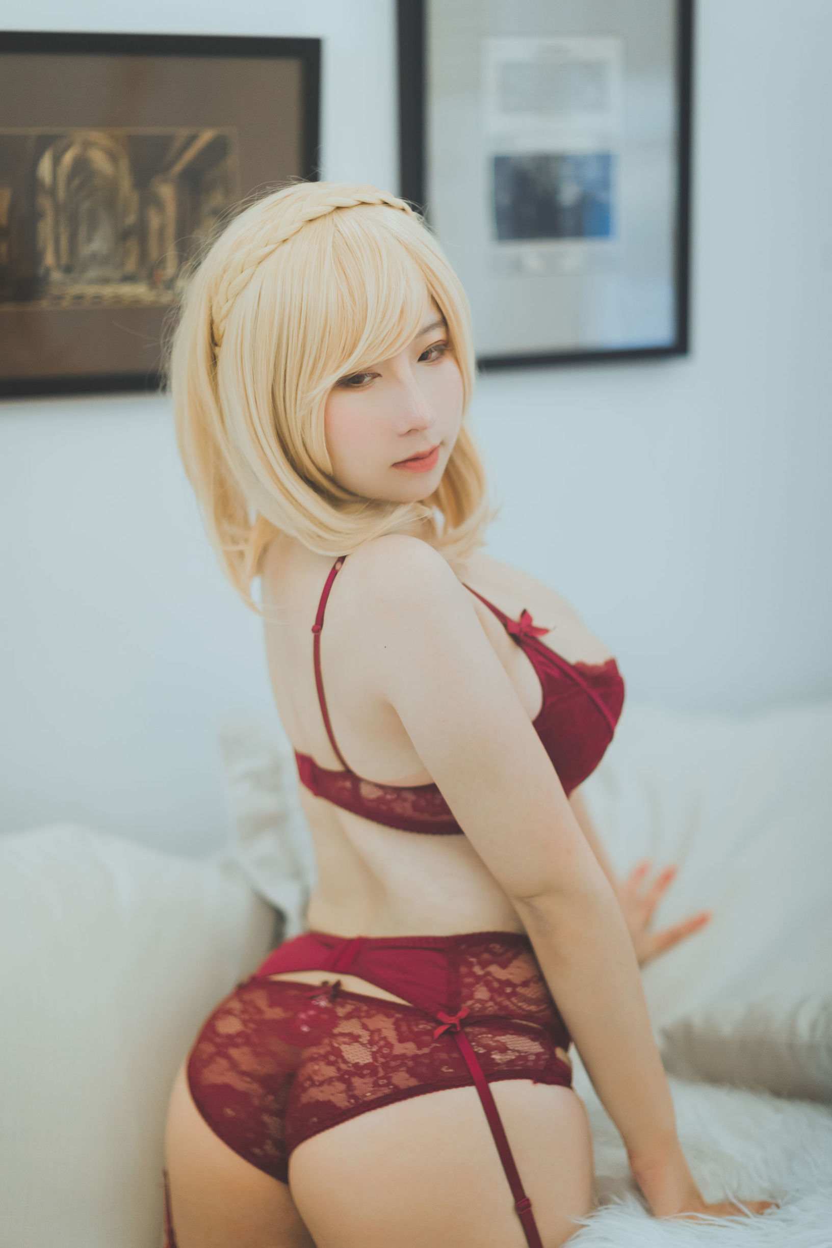애니메이션 블로거 콩콩콩콩 루안 위오 속옷
