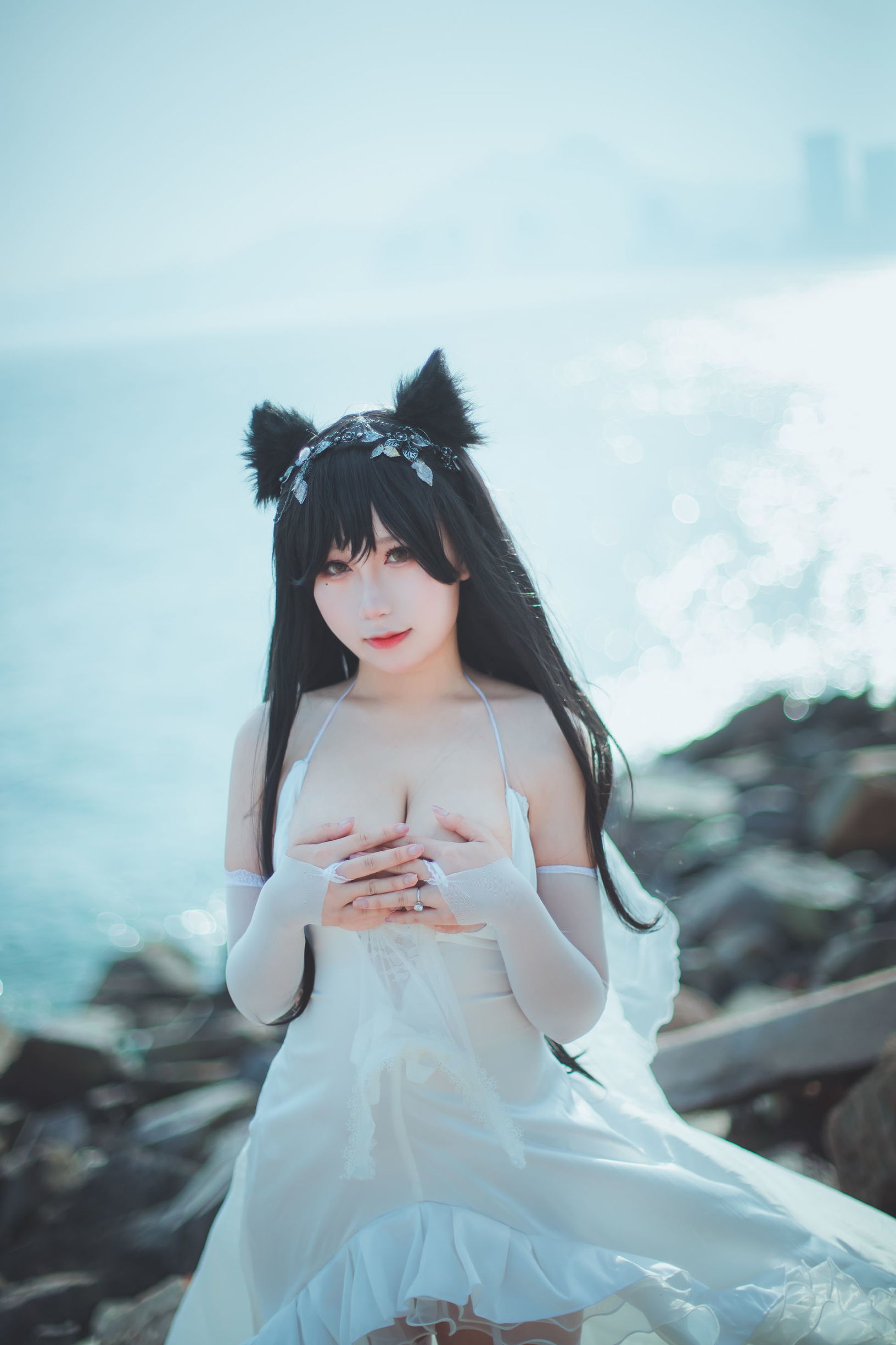 애니메이션 블로거 쑹쑹쑹쑹루안 아이당 웨딩드레스