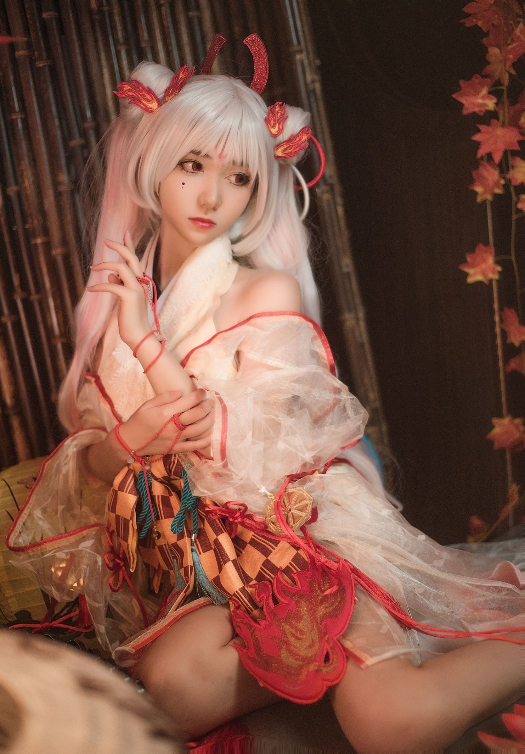 動漫博主南桃桃子 不知火和服