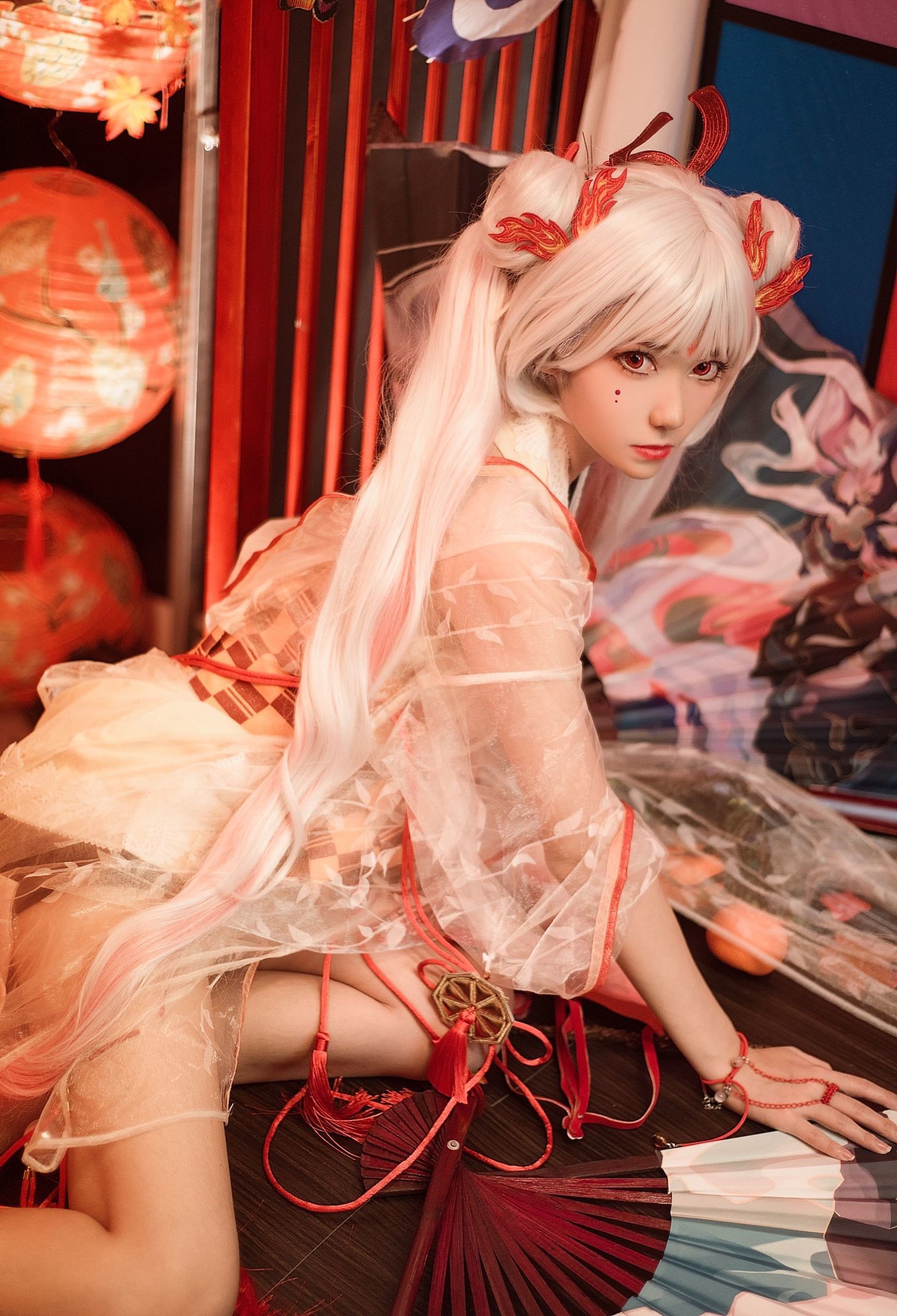 動漫博主南桃桃子 不知火和服