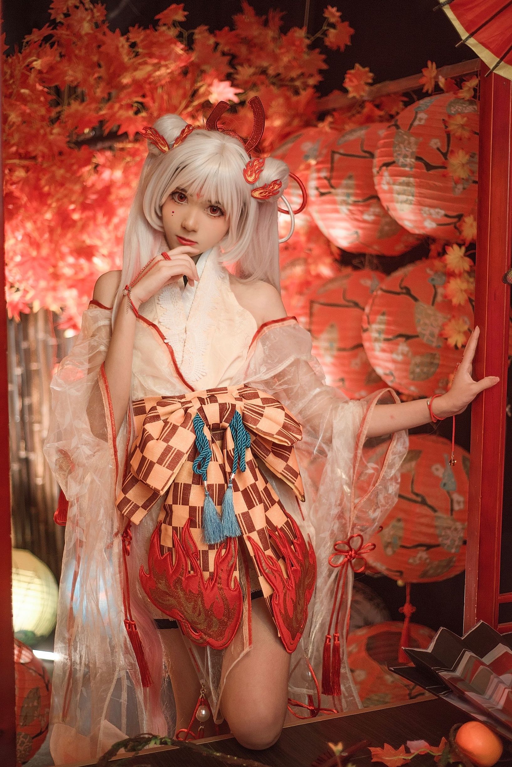 動漫博主南桃桃子 不知火和服
