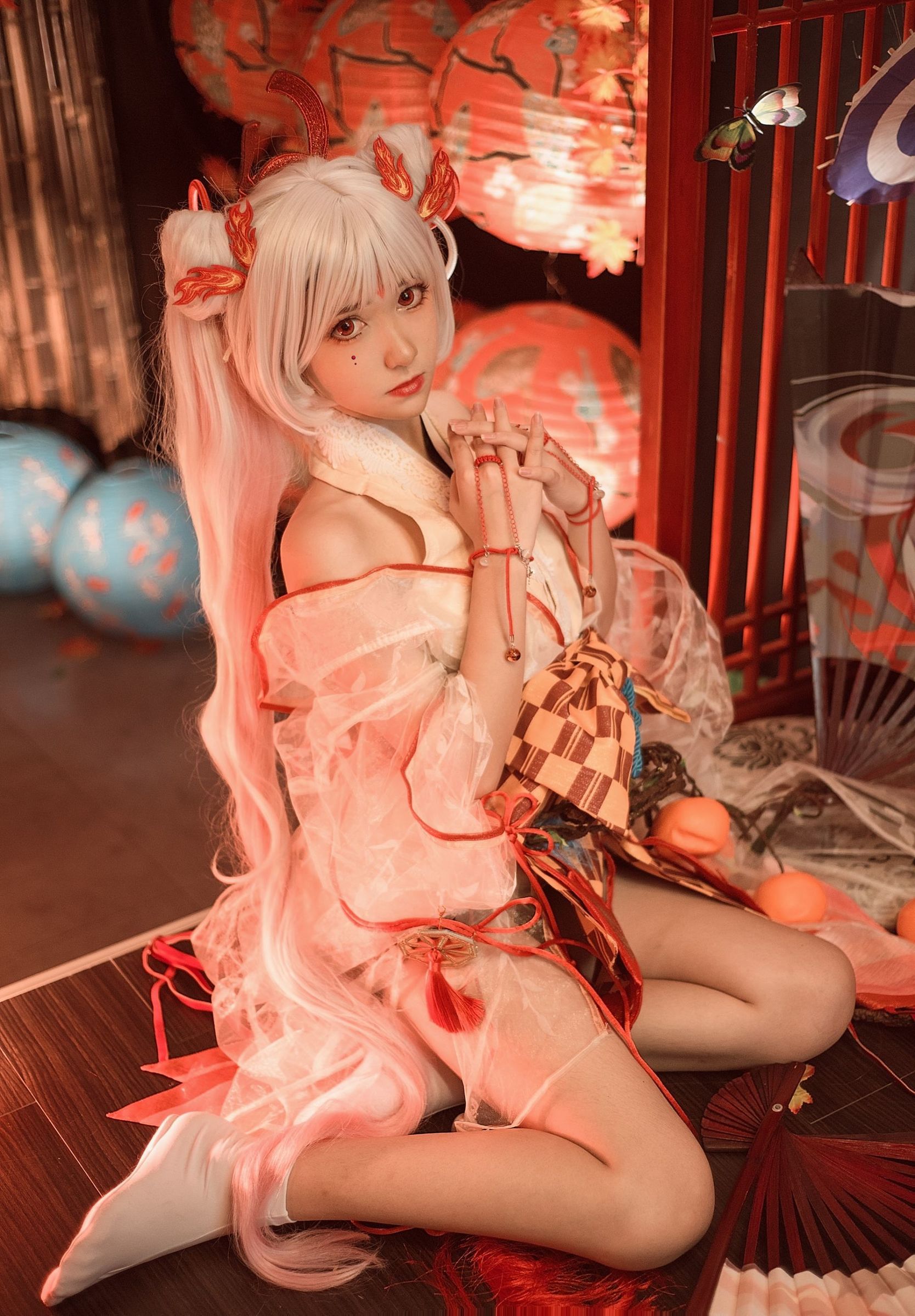 動漫博主南桃桃子 不知火和服