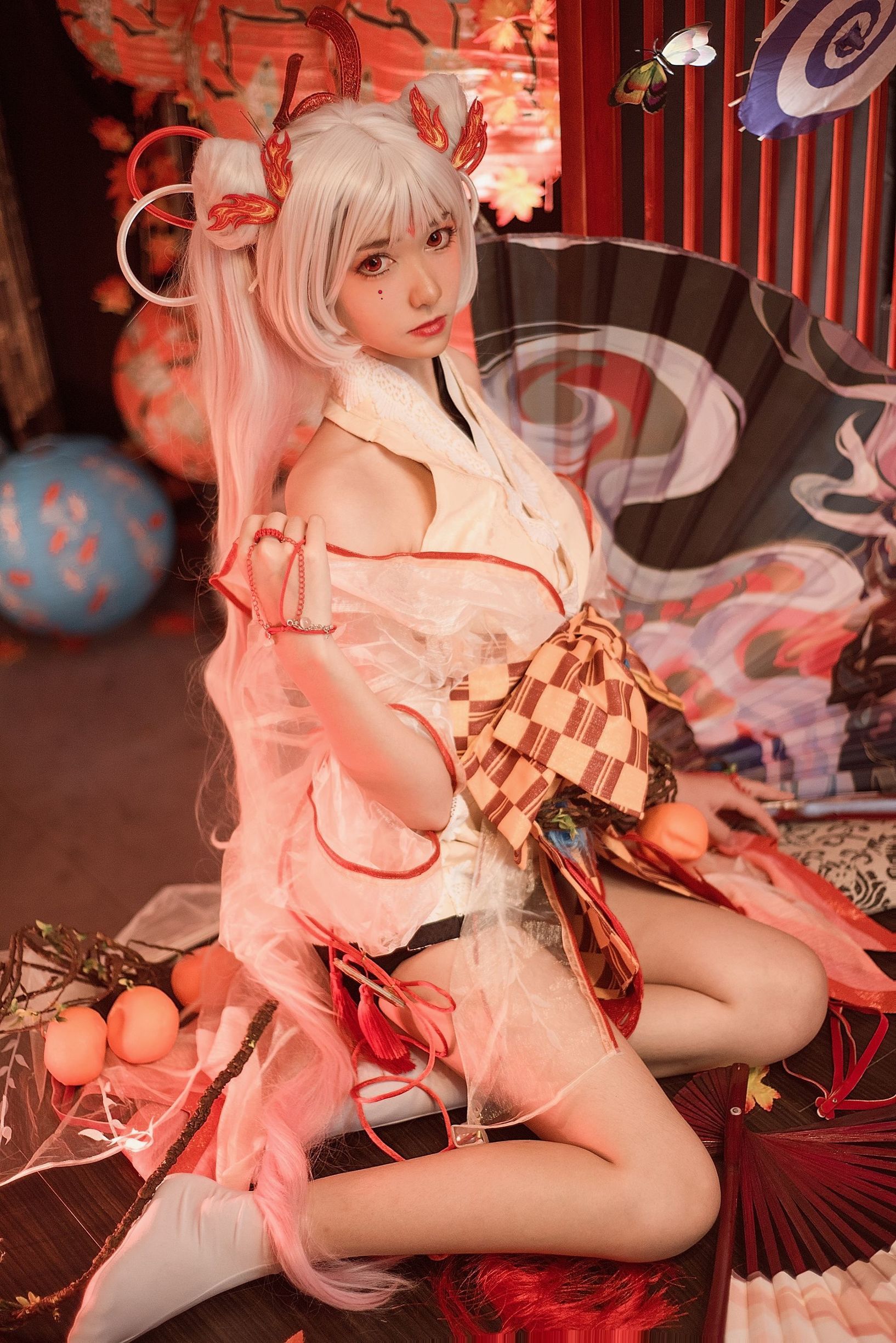 動漫博主南桃桃子 不知火和服