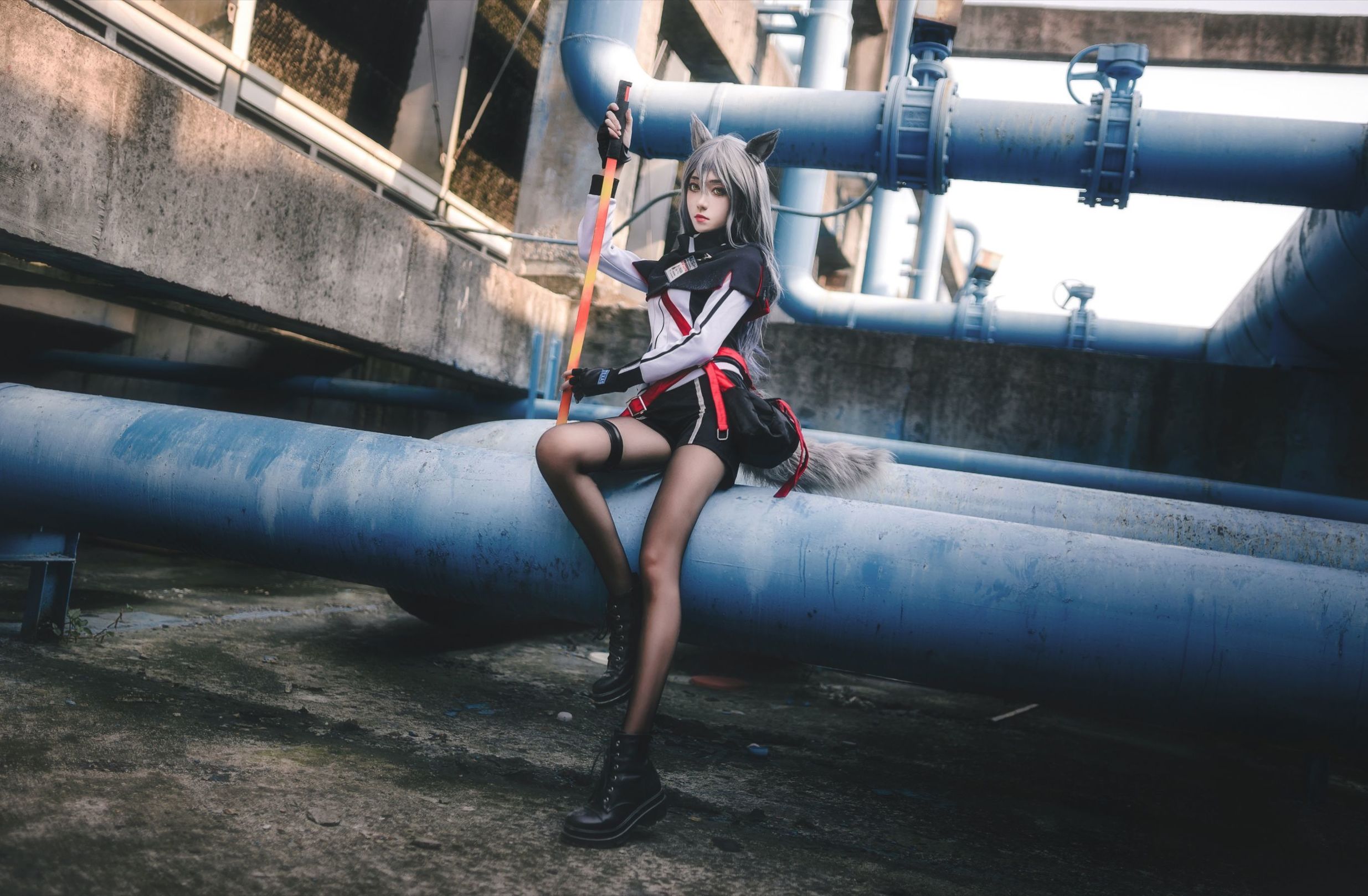 Blogger anime Nam Đào Momoko Texas thường phục