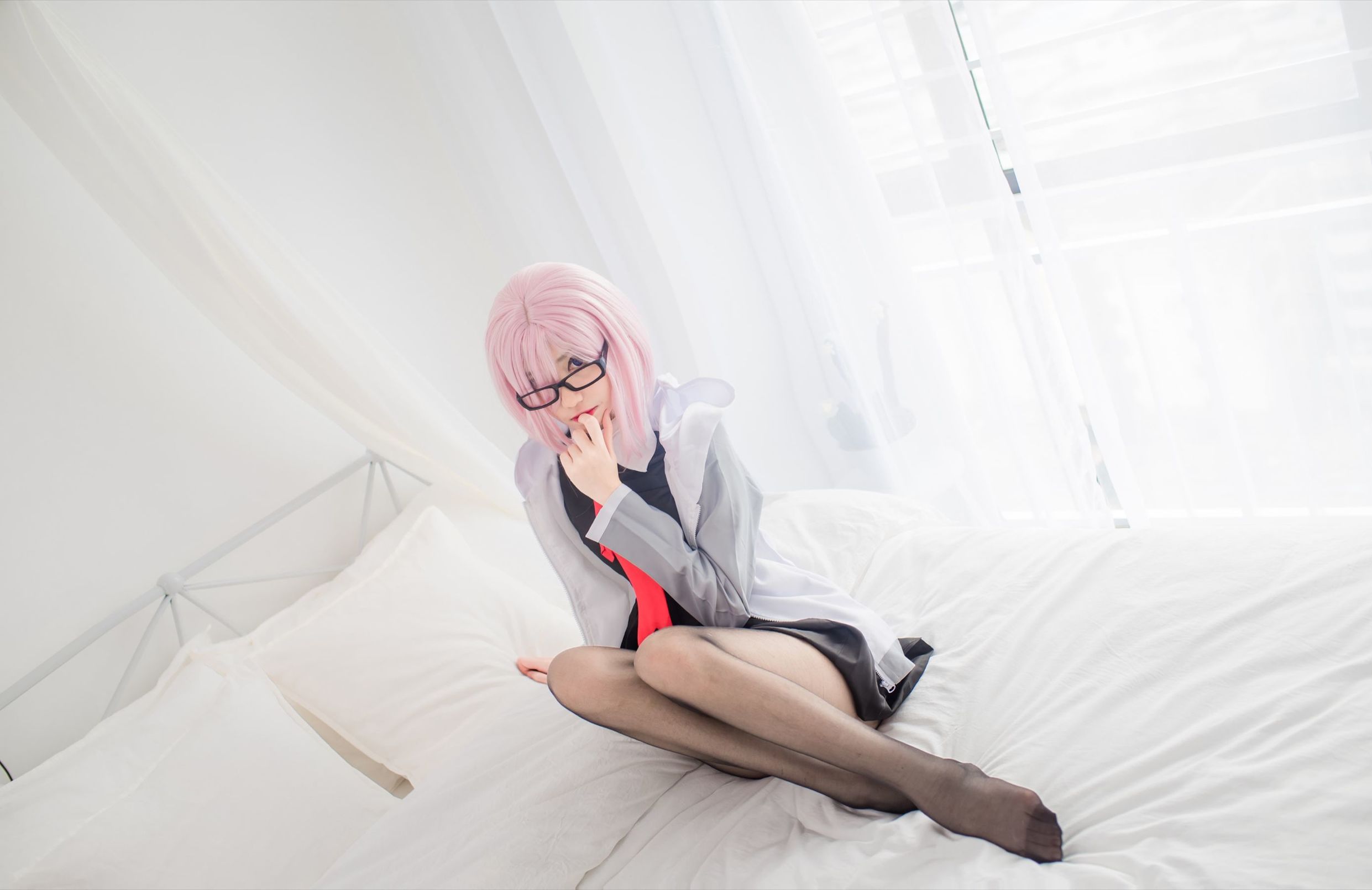 アニメブロガーのナンタオ・モモコのマシュ制服