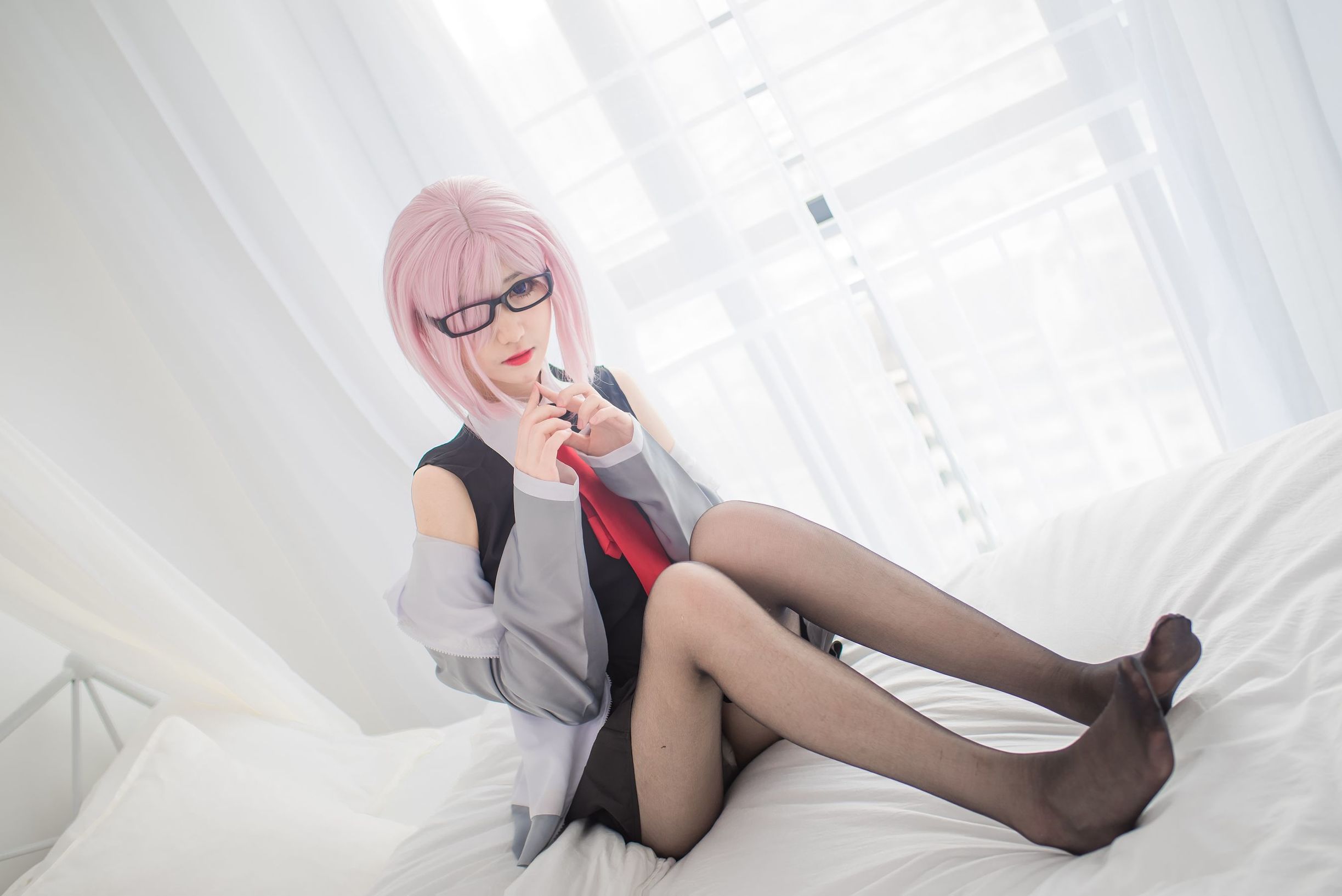 アニメブロガーのナンタオ・モモコのマシュ制服