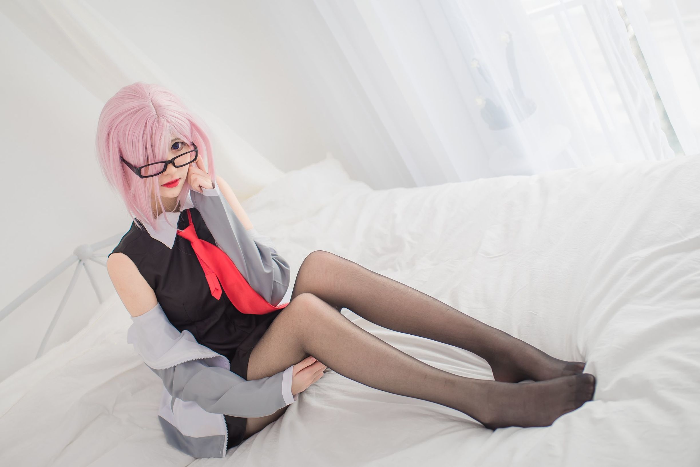 アニメブロガーのナンタオ・モモコのマシュ制服