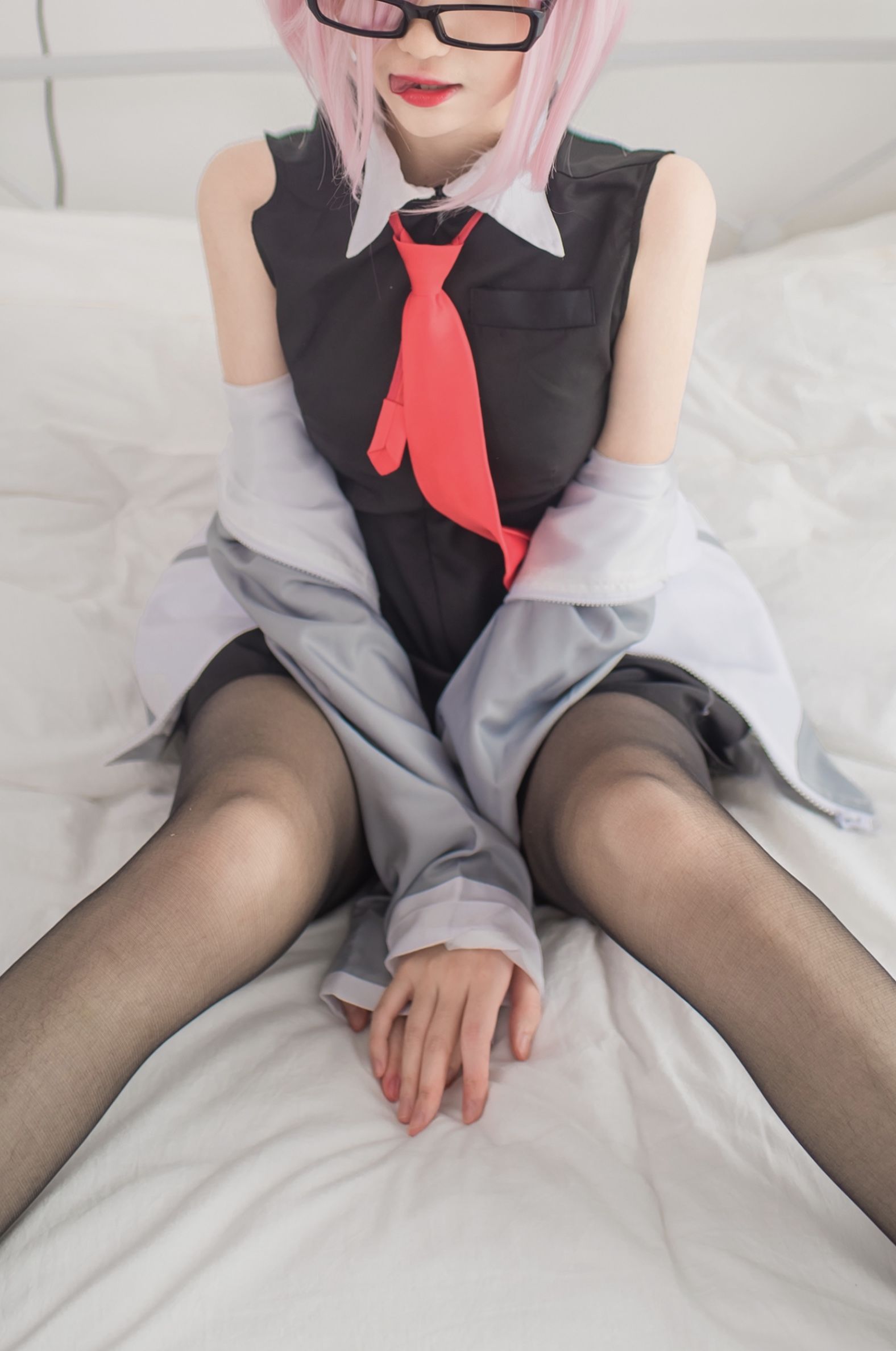 アニメブロガーのナンタオ・モモコのマシュ制服