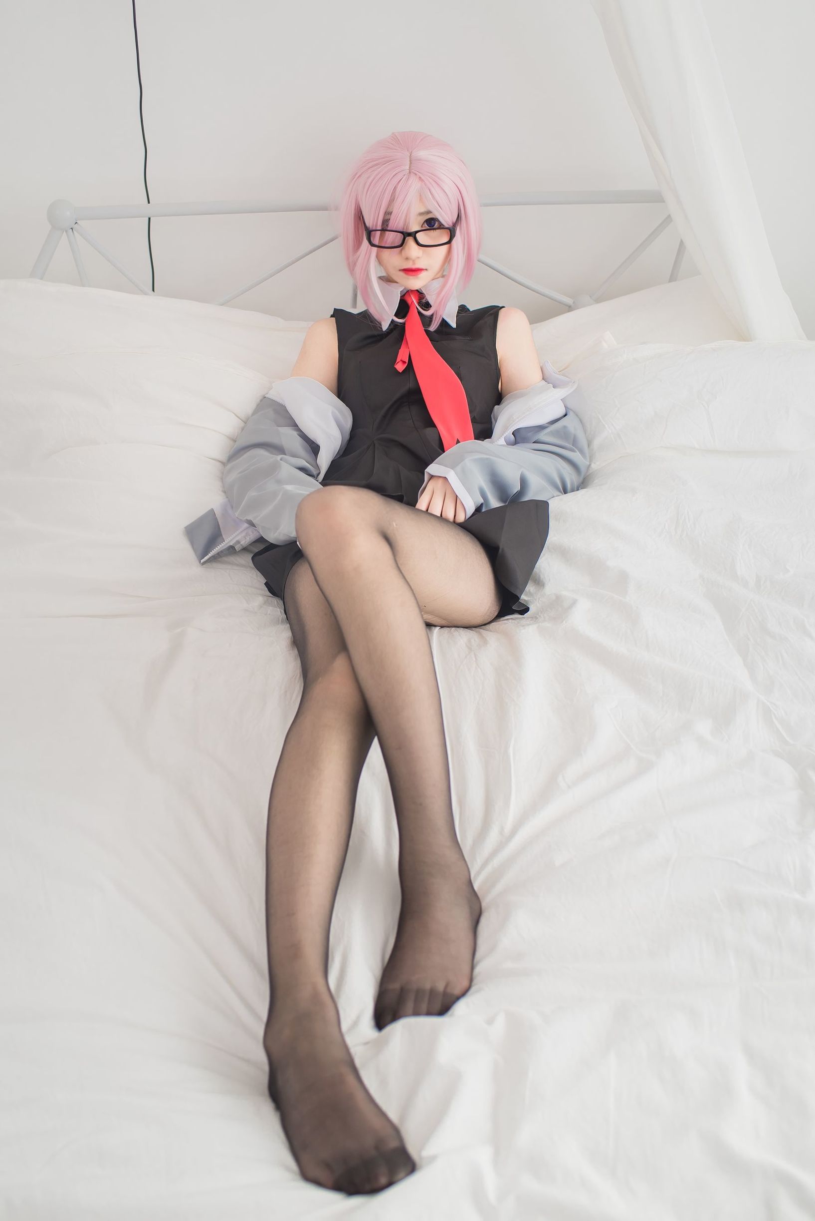 アニメブロガーのナンタオ・モモコのマシュ制服