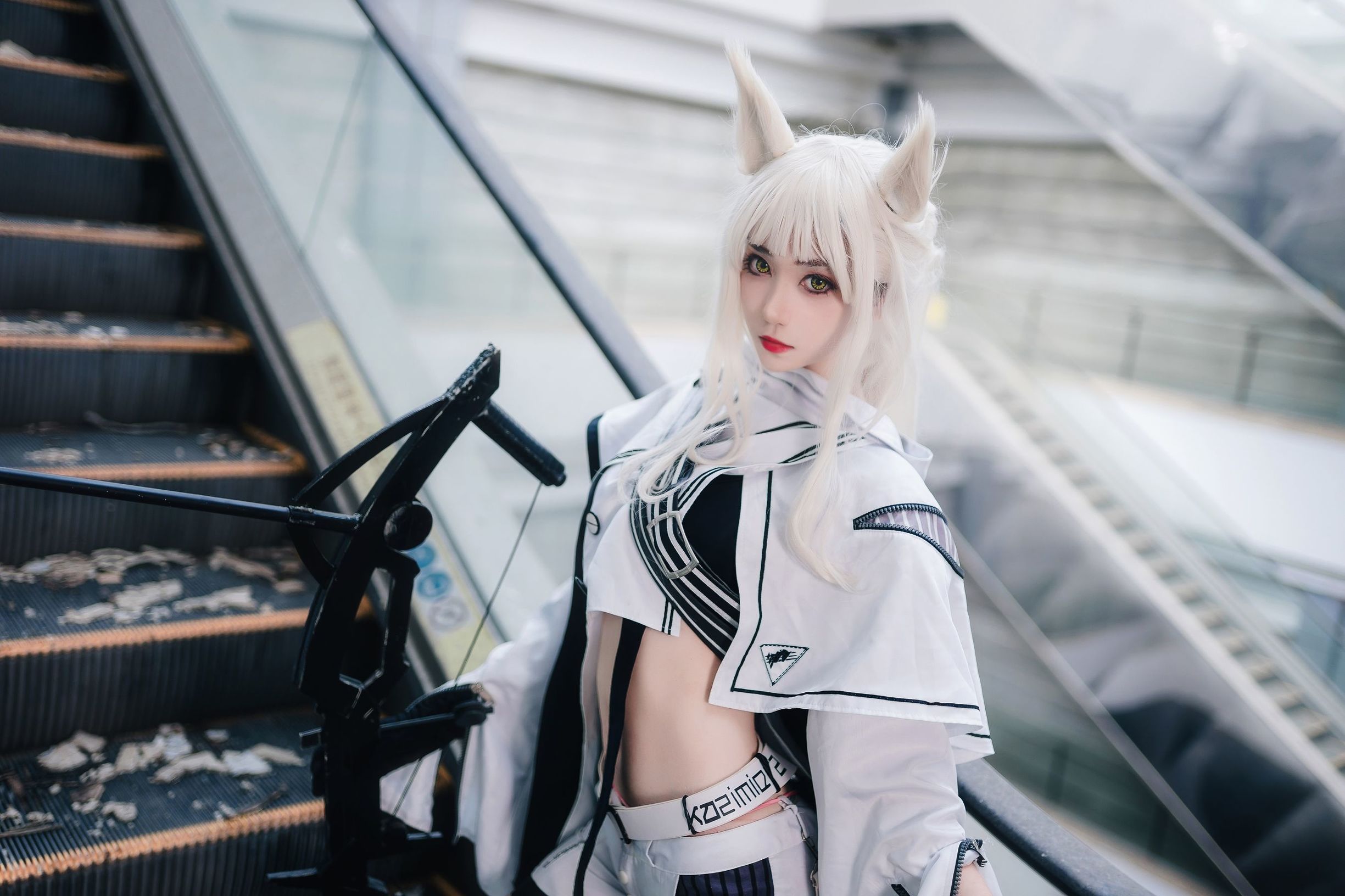 Anime blogger Nan Tao Momoko Platinum Uniform