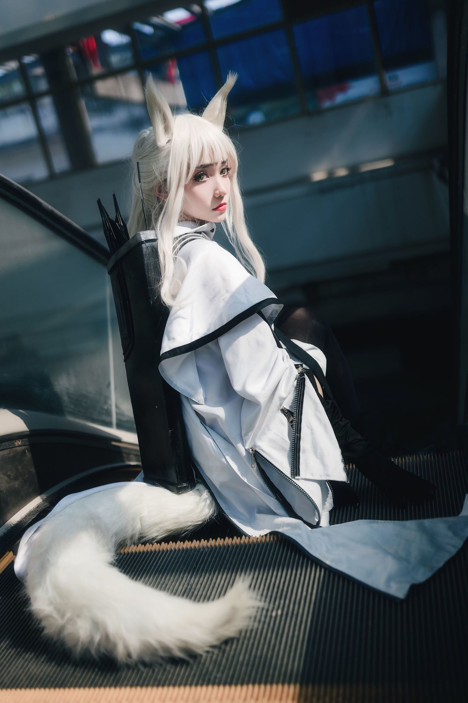 Anime blogger Nan Tao Momoko Platinum Uniform