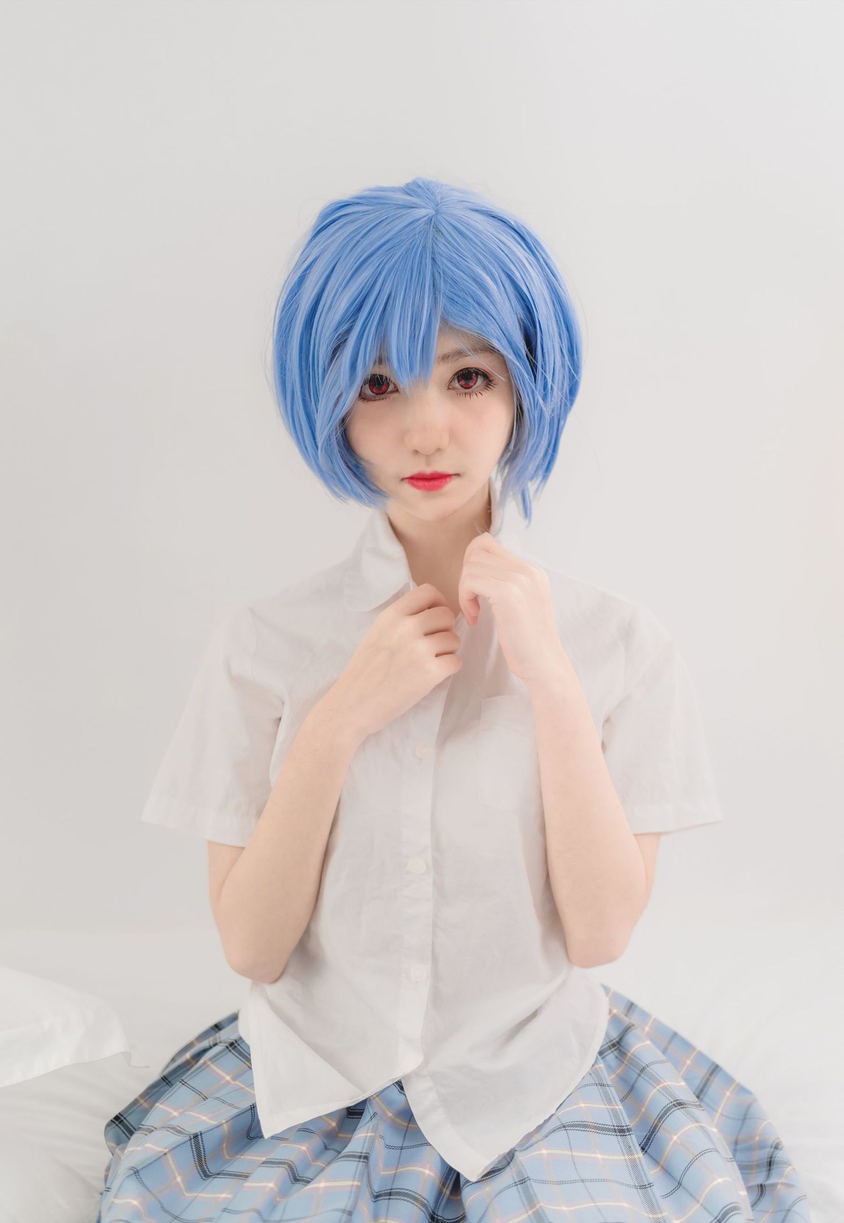 動漫博主南桃Momoko 綾波麗制服