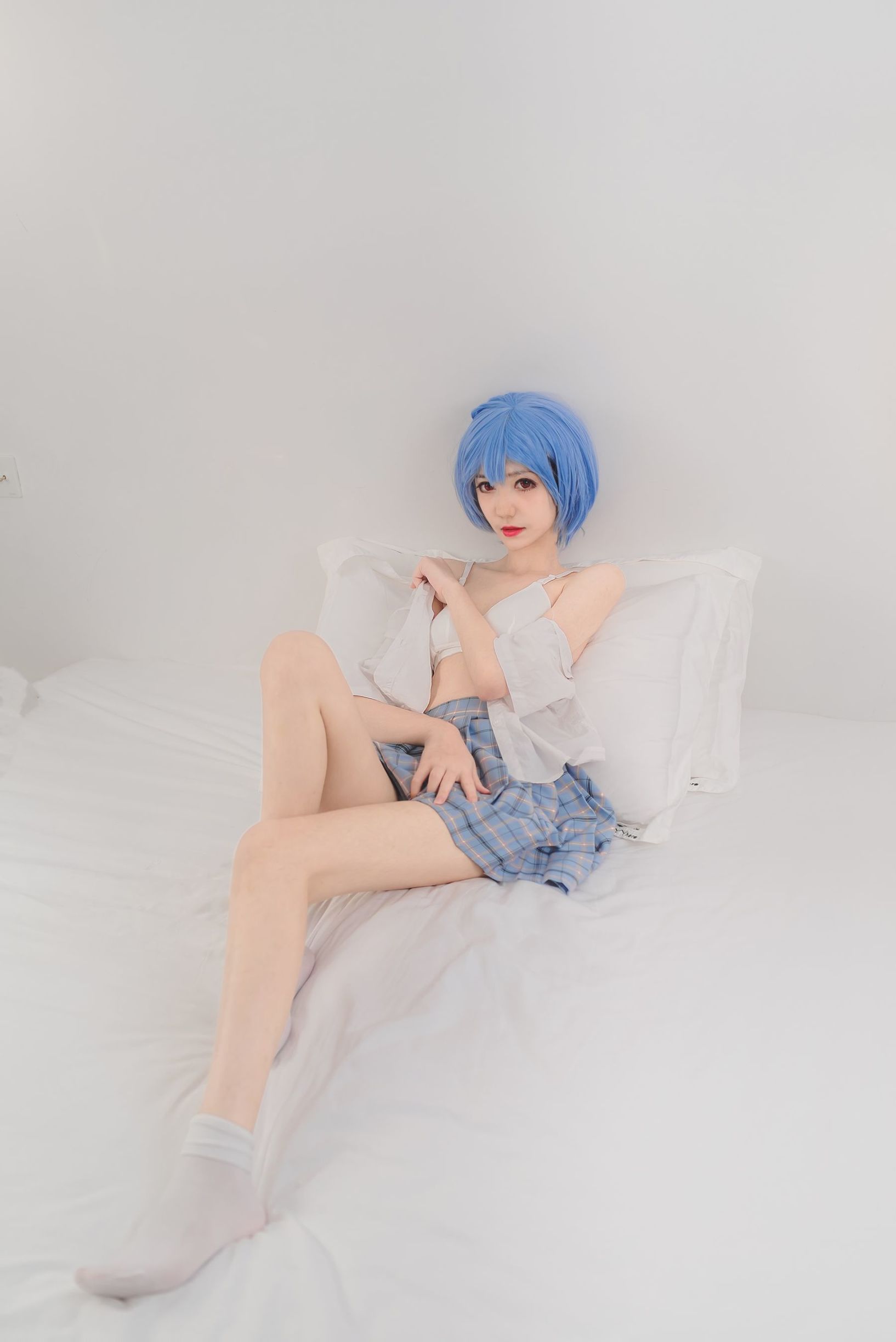 動漫博主南桃Momoko 綾波麗制服