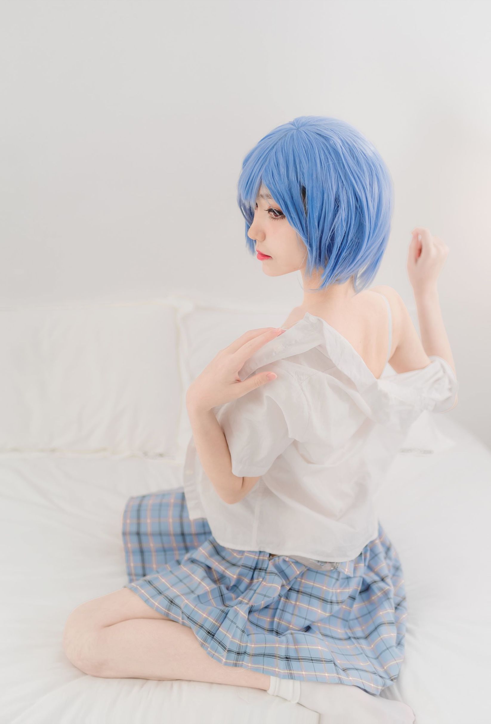 動漫博主南桃Momoko 綾波麗制服
