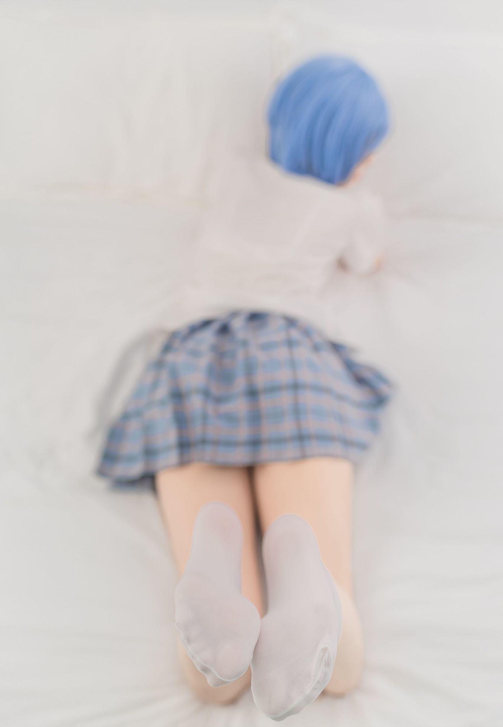 Blogger anime Nam Đào Momoko Ayanami Rei đồng phục