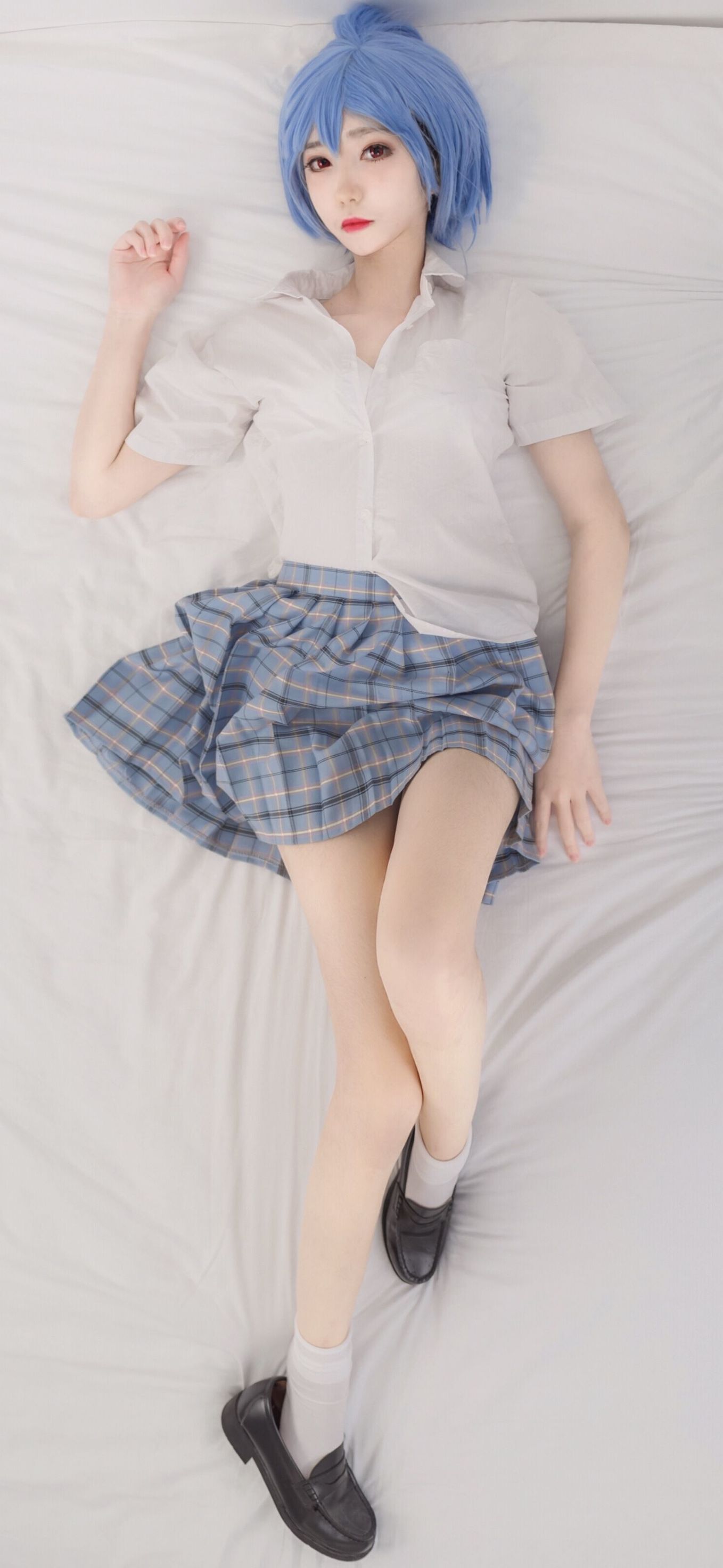 動漫博主南桃Momoko 綾波麗制服