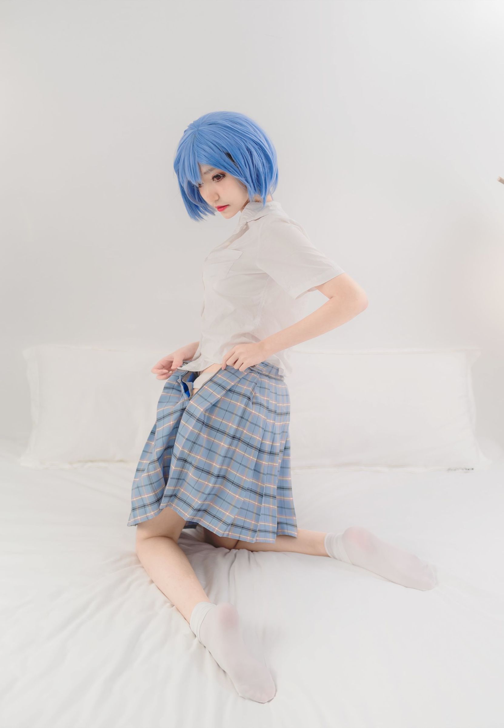 動漫博主南桃Momoko 綾波麗制服