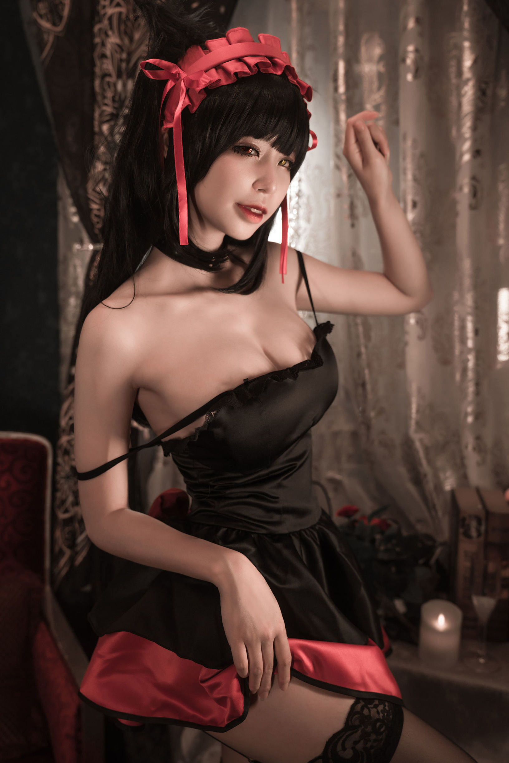動漫博主愛老師_PhD 狂三 貓咪內衣