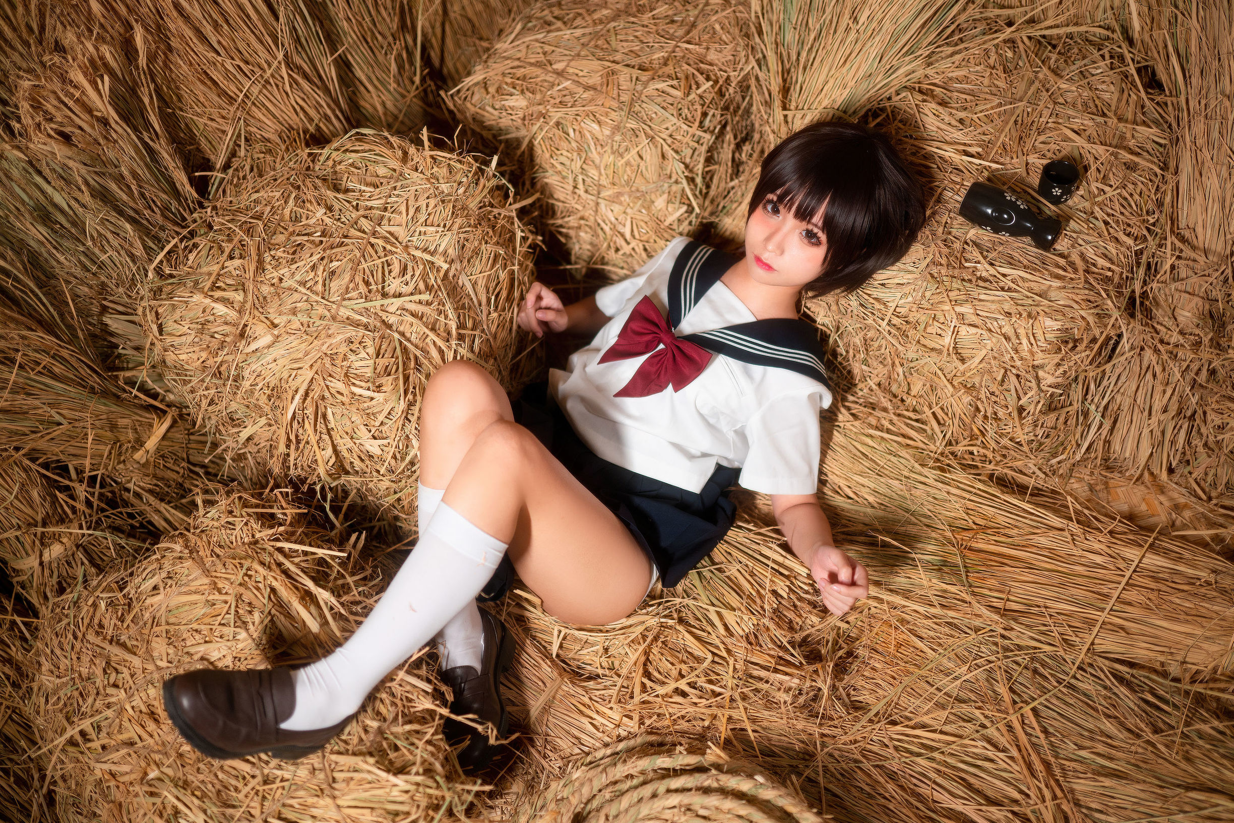 動漫博主蠢沫沫 稻草裡的少女