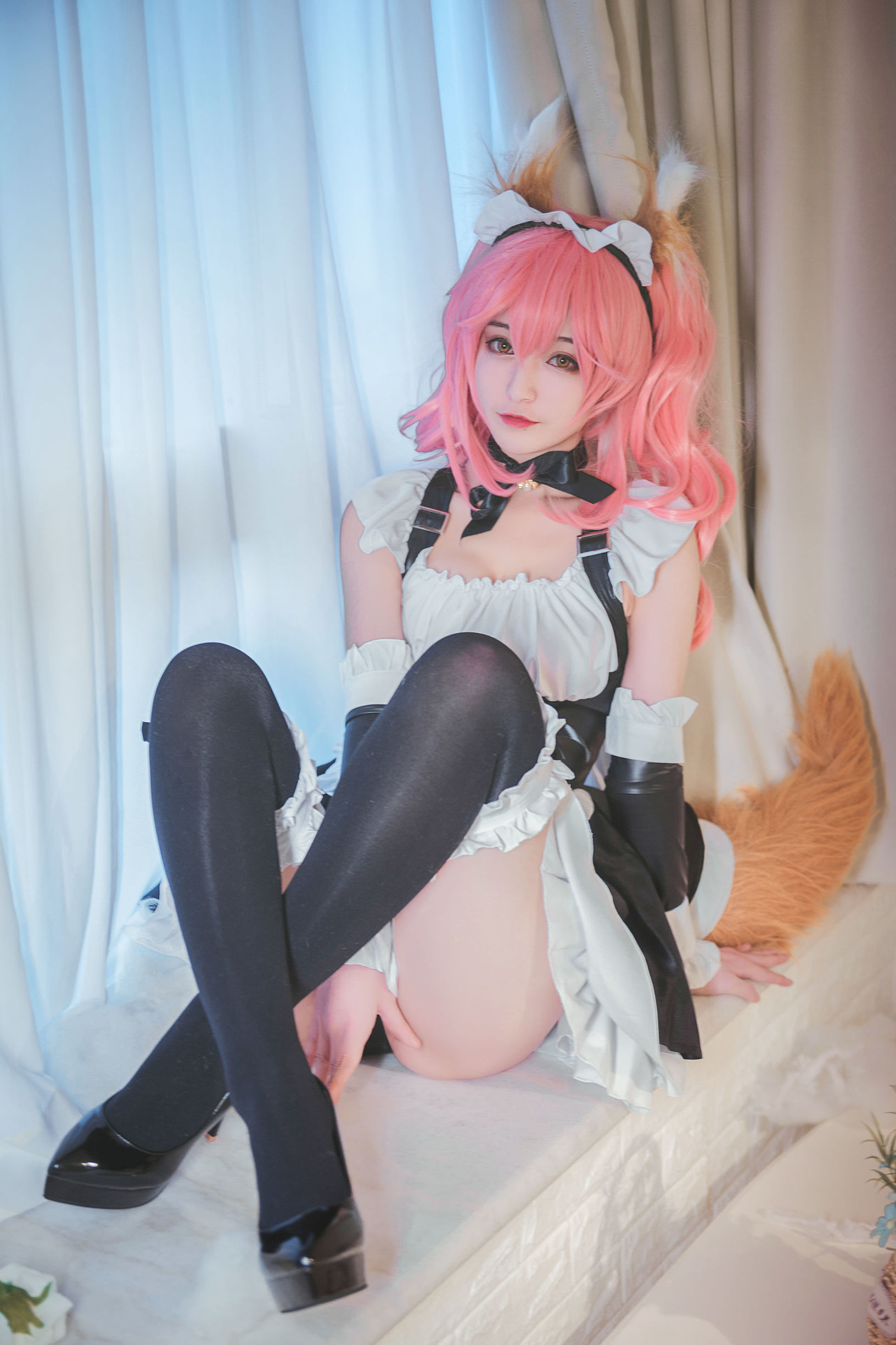 Chủ blog anime Tê Bảng Shao Quỷ Vũ w Tamamo-no-Mae Nữ phục