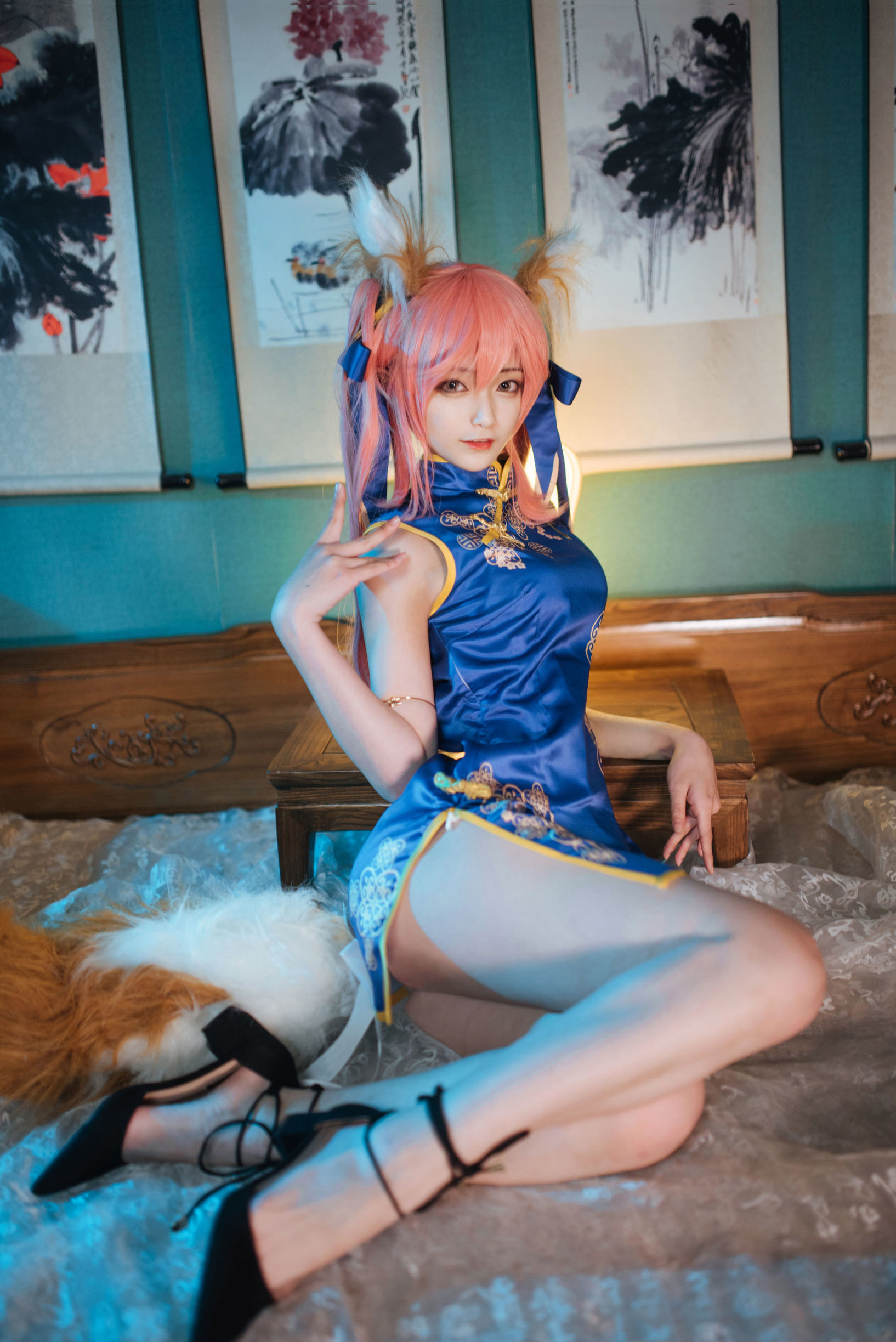 Blogger anime Tế Bảng Thiêu Quỷ Vũ W Tamamo-no-Mae Kỳ bào