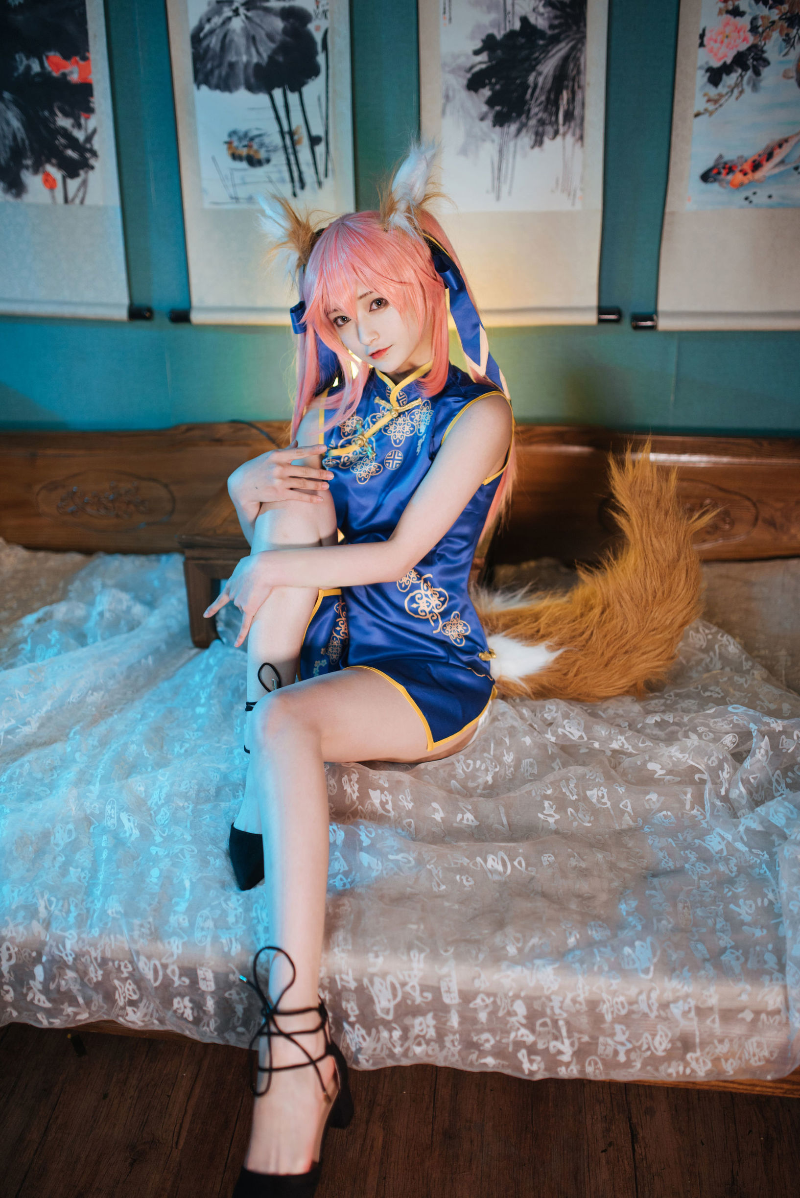 Blogger anime Tế Bảng Thiêu Quỷ Vũ W Tamamo-no-Mae Kỳ bào