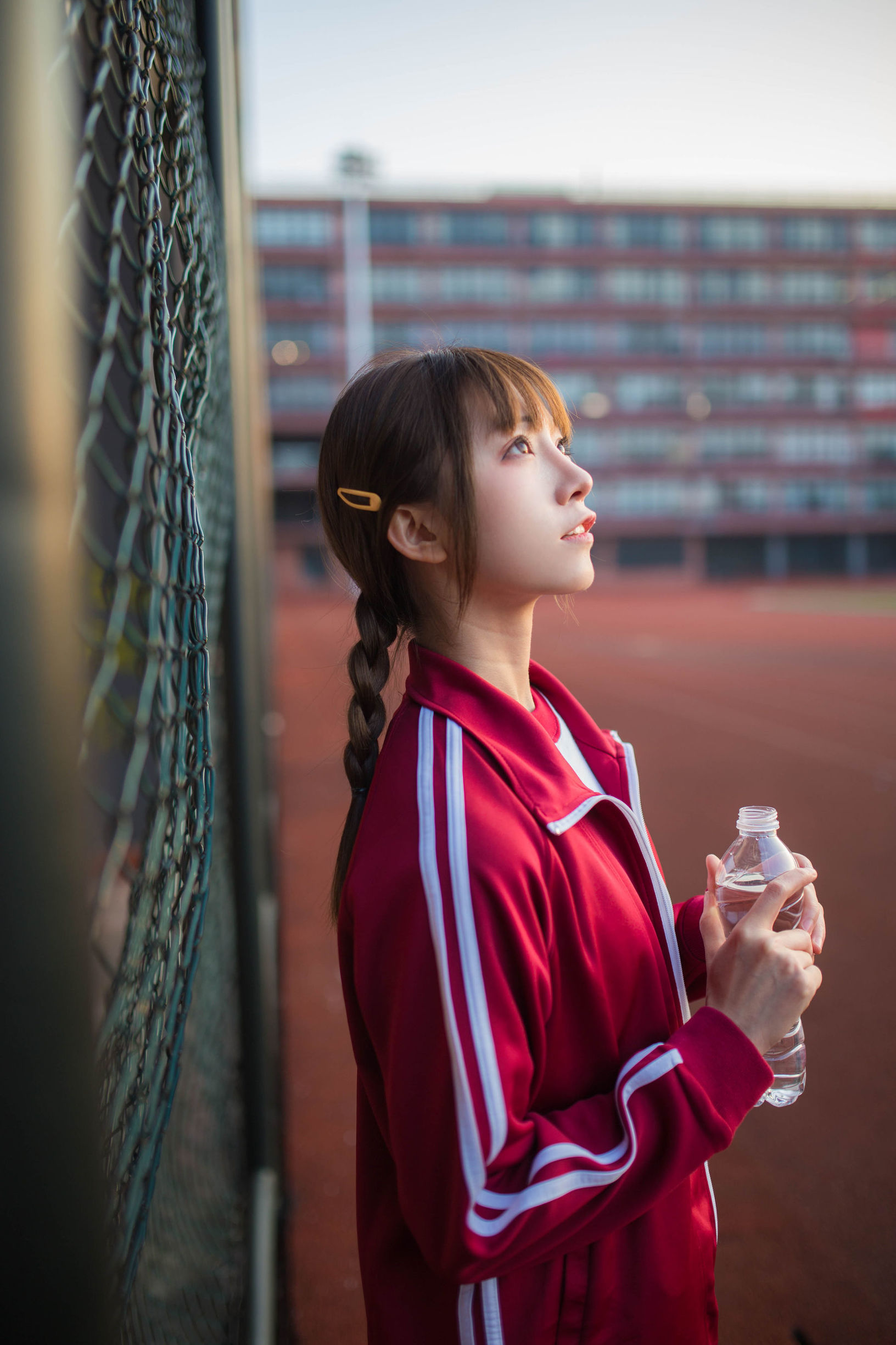 애니메이션 블로거 Kitaro_키타로 빨간색 운동복 소녀