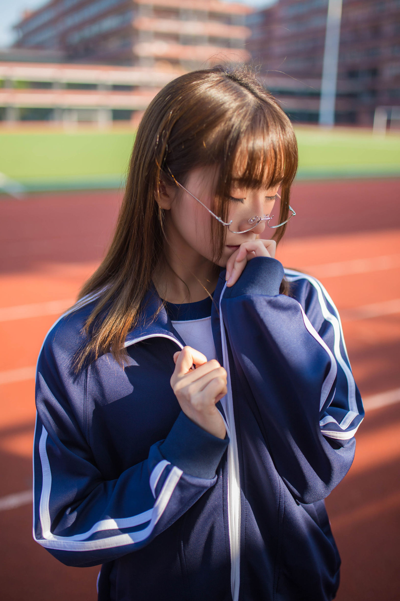 動漫博主Kitaro_綺太郎 藍色運動服女孩