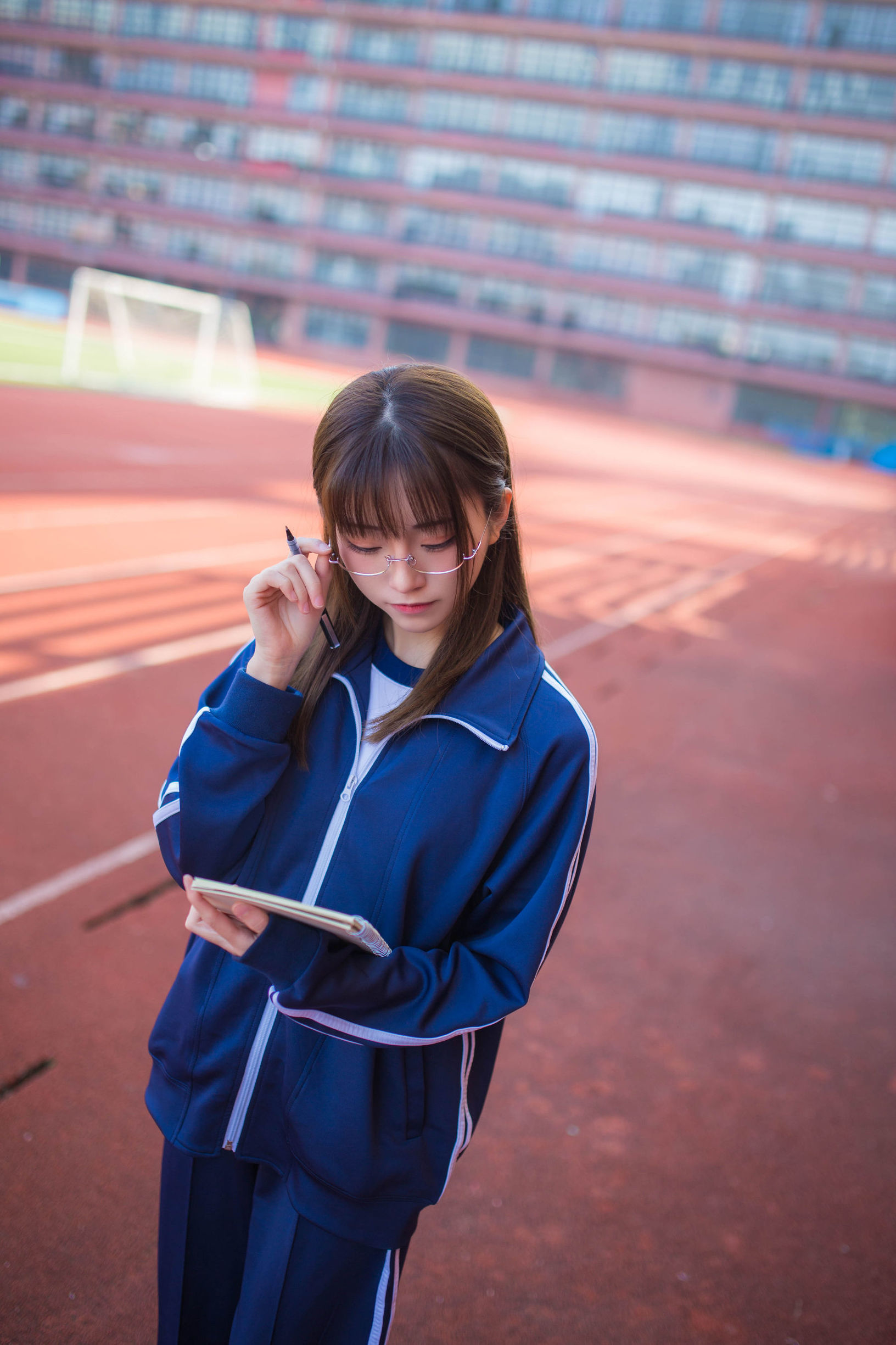 動漫博主Kitaro_綺太郎 藍色運動服女孩