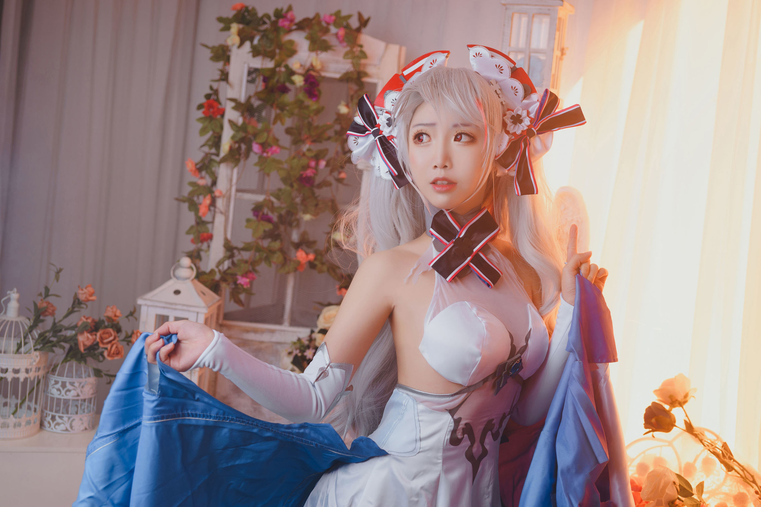 귀여운 인기 Coser 면빙셴얼 유겐 신부