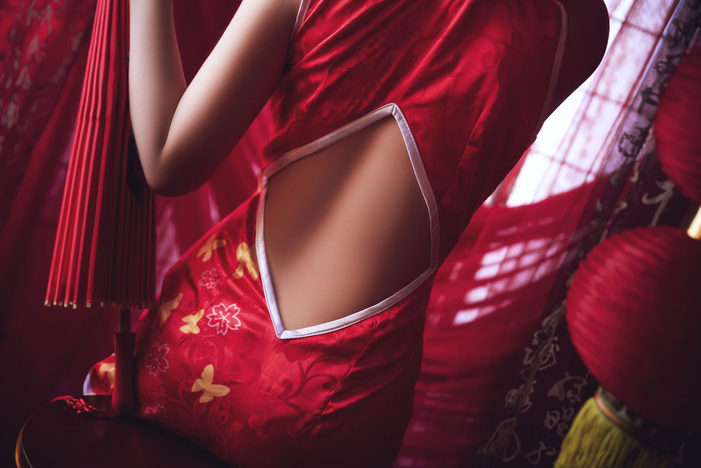 可愛人氣科瑟面餅仙兒 雷姆旗袍
