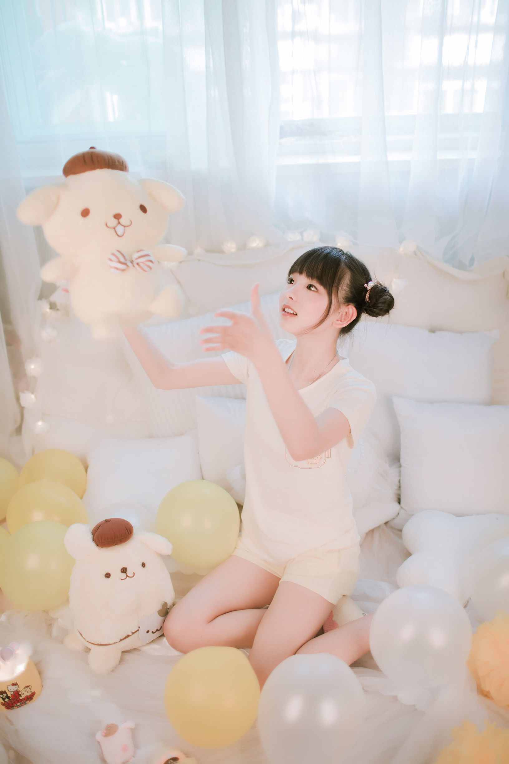 Cute Little Sister Yingqun Pudding Dog