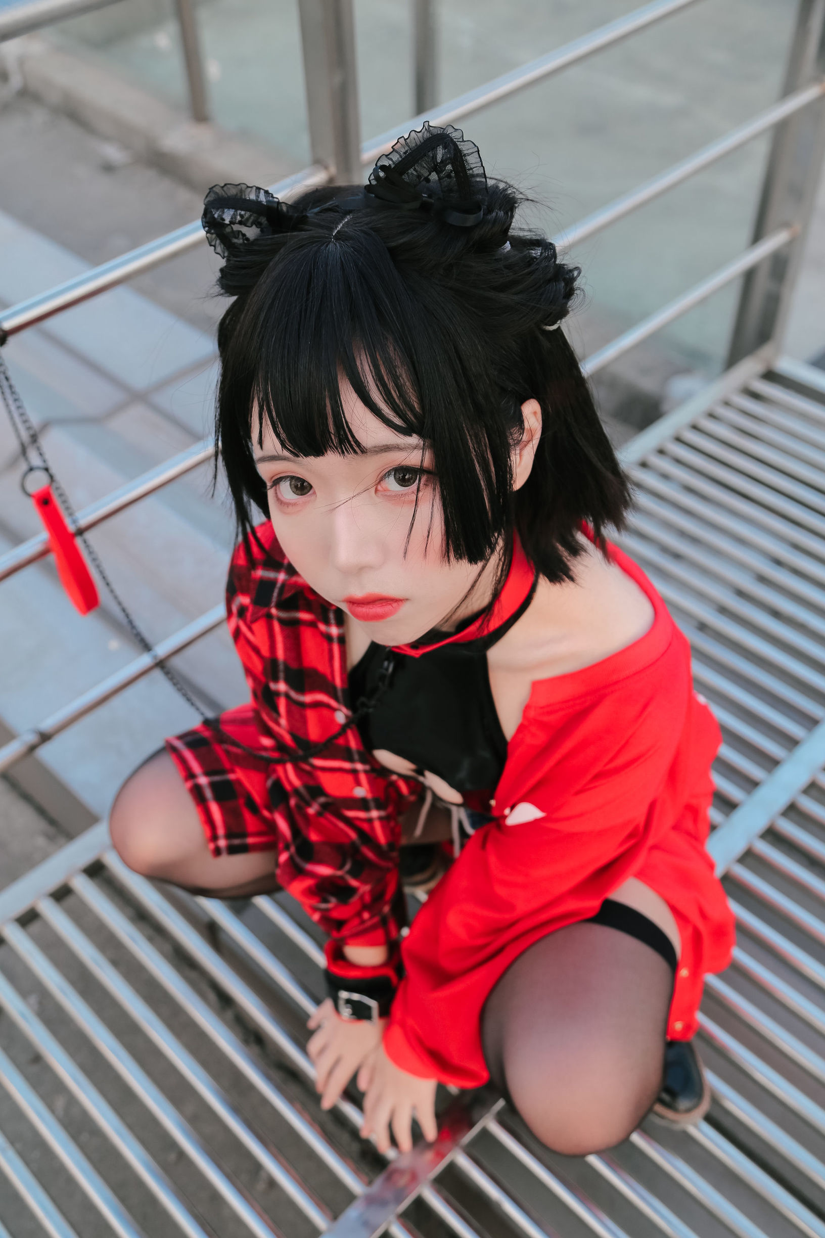 Cô gái dễ thương Fushii_Hải Đường Đầu mèo mèo