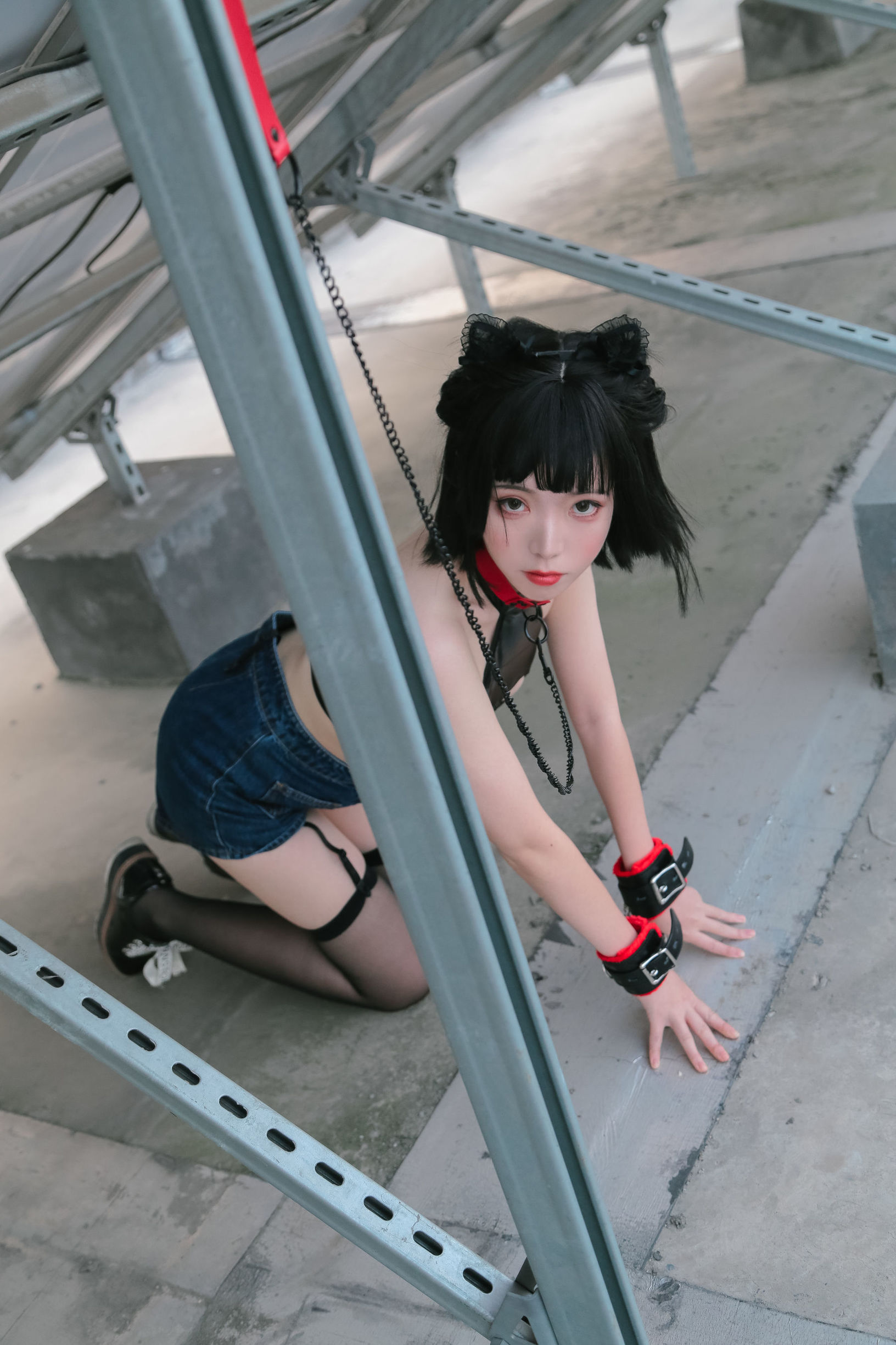 Cô gái dễ thương Fushii_Hải Đường Đầu mèo mèo