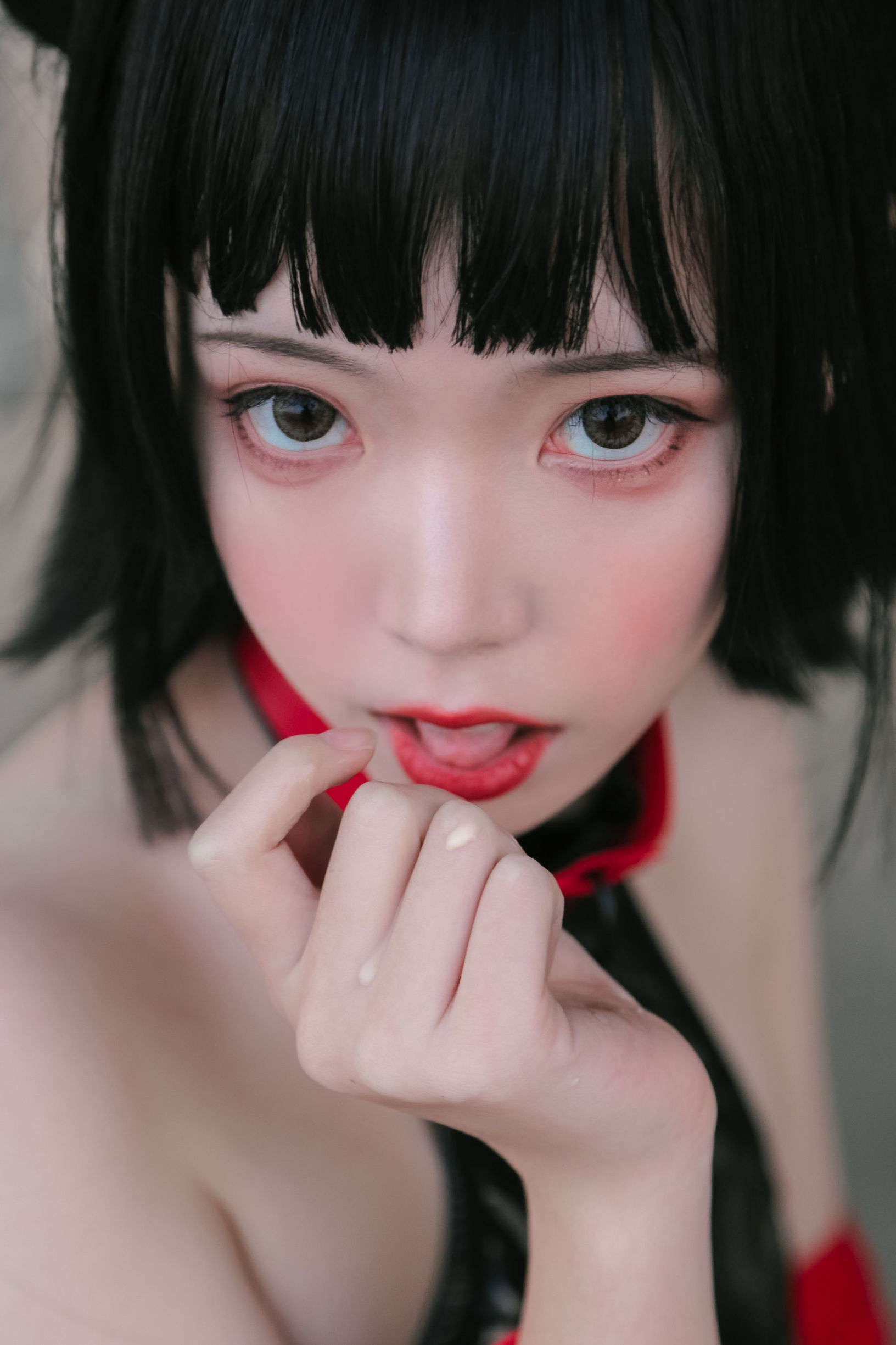 Cô gái dễ thương Fushii_Hải Đường Đầu mèo mèo