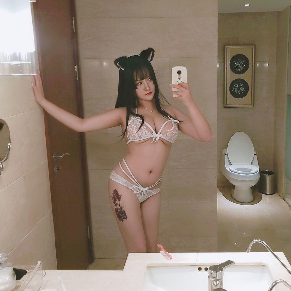 夏鴿鴿不想起床 貓耳
