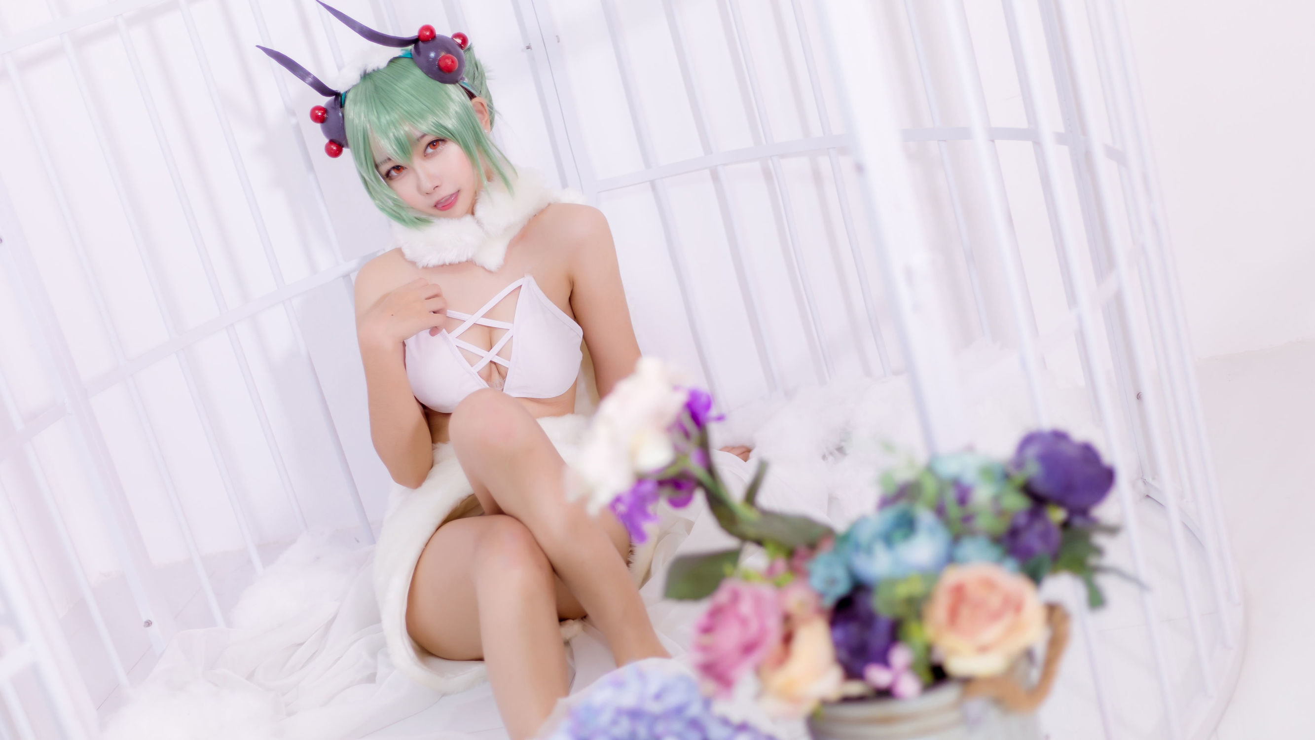 微博妹子桃子葵葵 五月雨