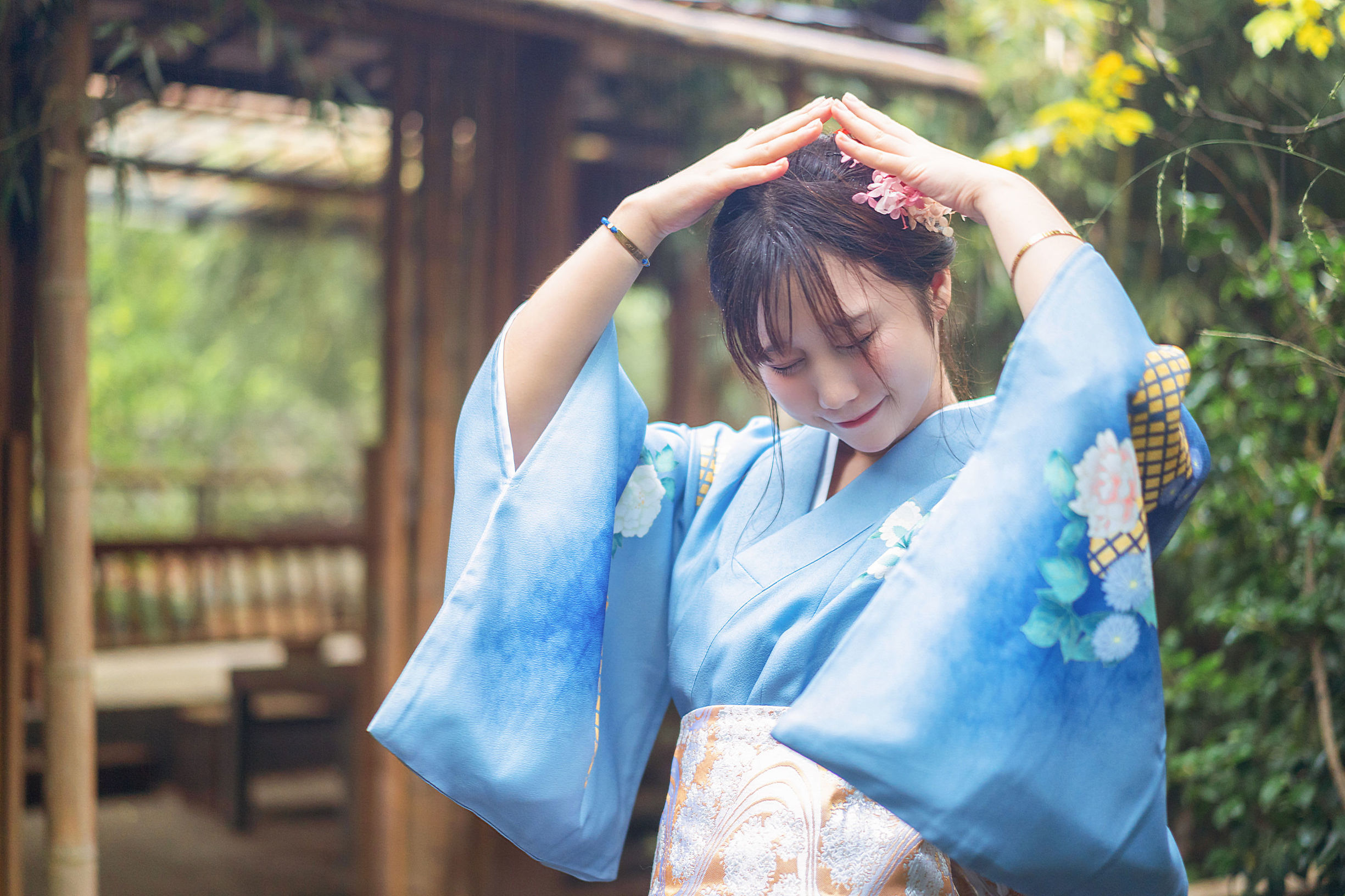 Weibo Welfare Ji Jing-chan's Elopement in Kimono