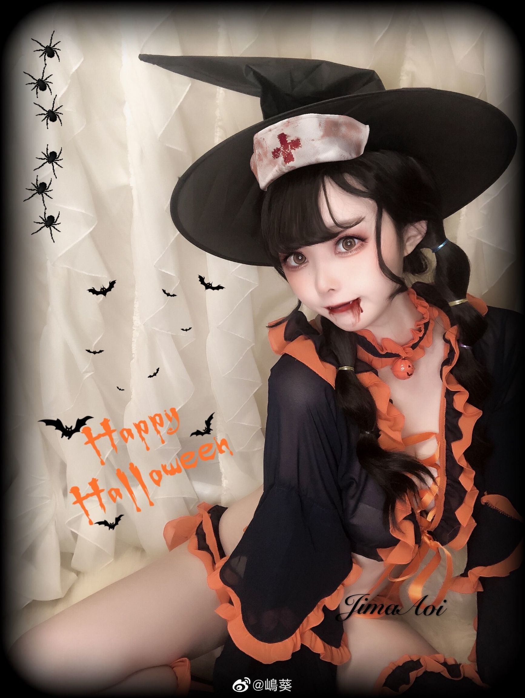 Weibo mỹ nữ Shima Aoi - Halloween tiểu ác ma