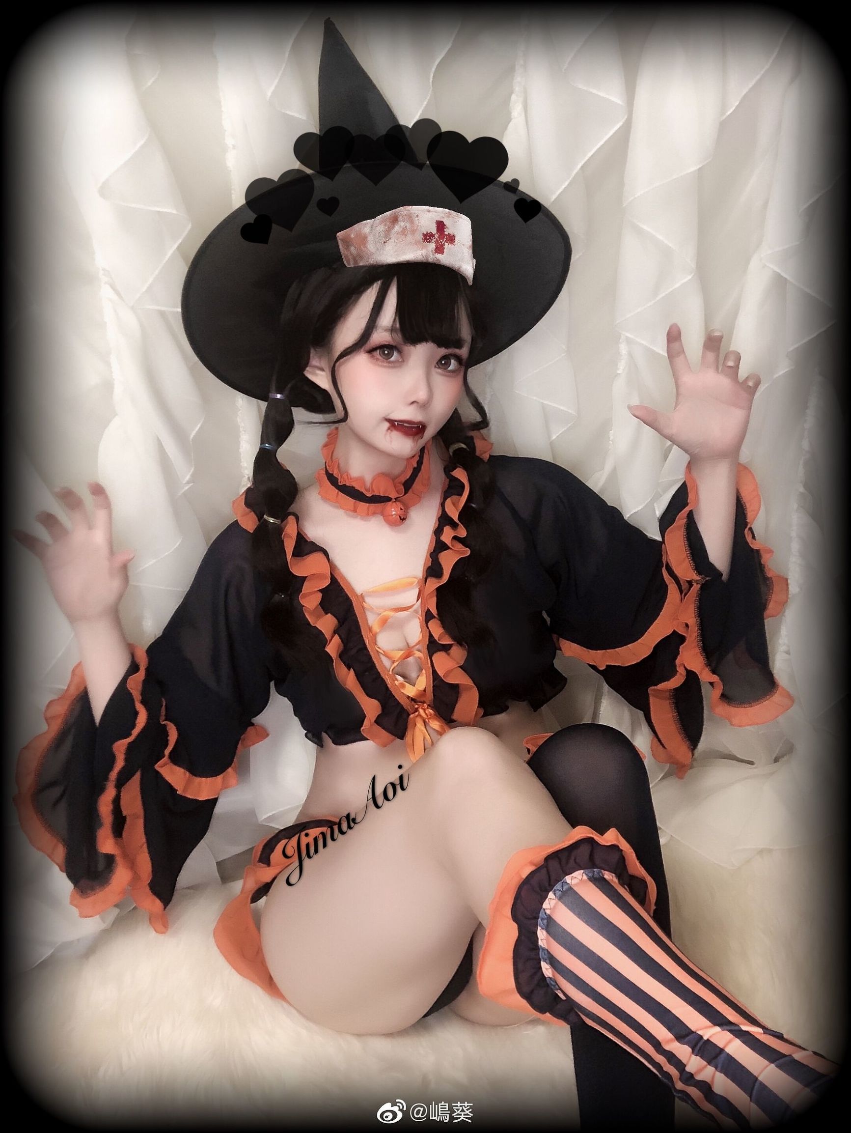Weibo mỹ nữ Shima Aoi - Halloween tiểu ác ma