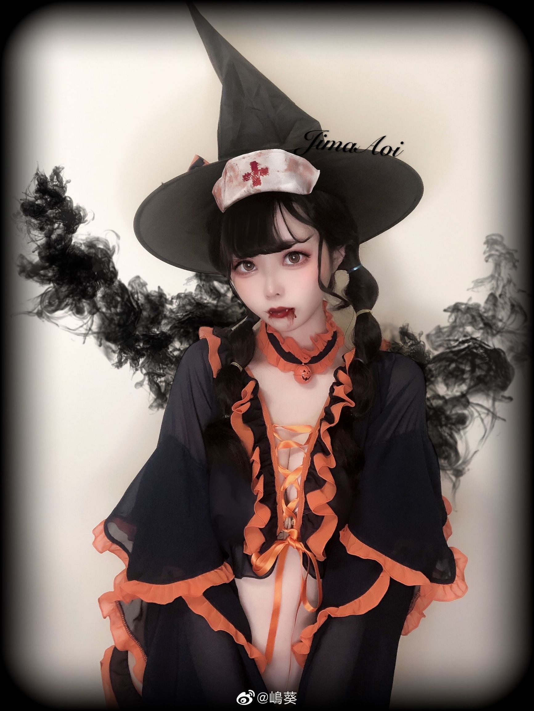 Weibo Beauty Shima Aoi Halloween Little Devil