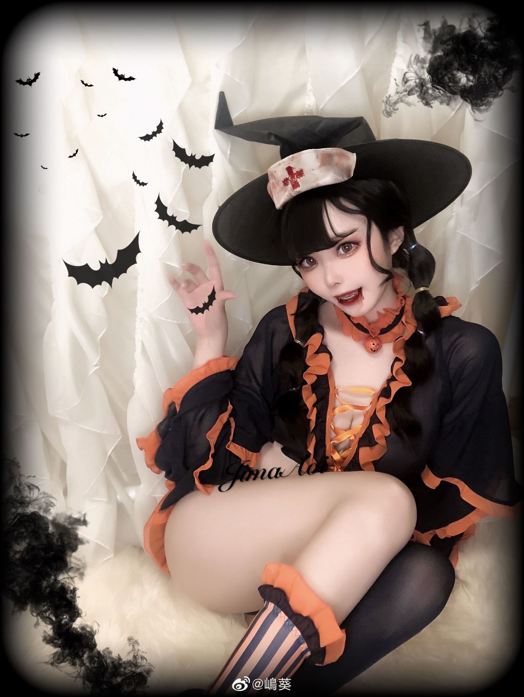 Weibo mỹ nữ Shima Aoi - Halloween tiểu ác ma