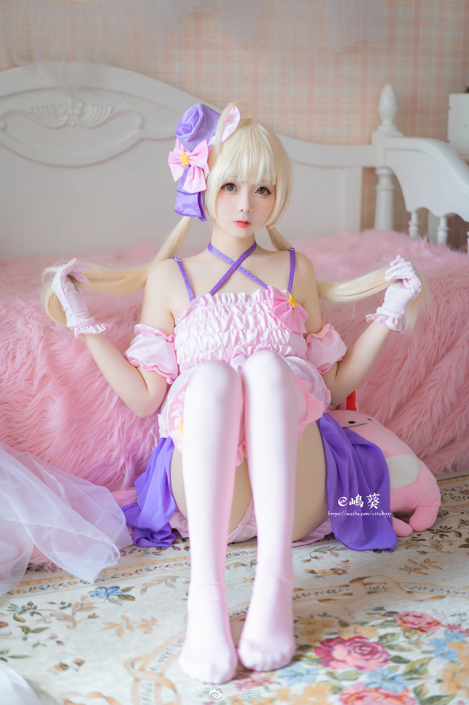 微博美女嶋葵 雙葉杏打歌服