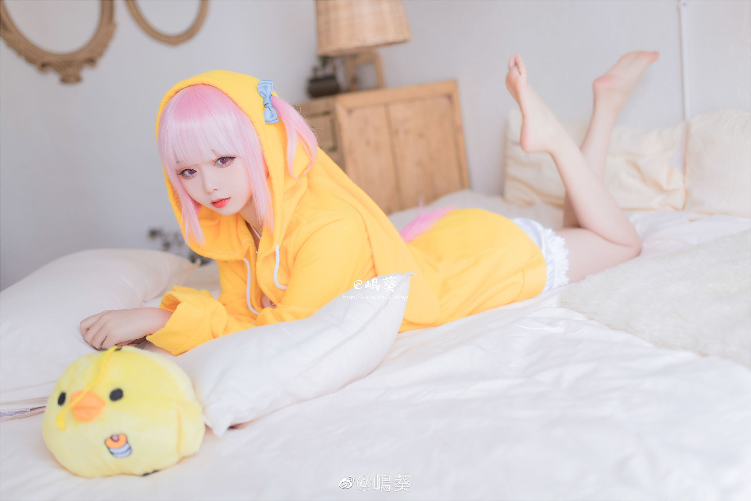 Weibo beauty Shima Aoi, Azur Lane, Mutsuki, the greedy sleeping angel