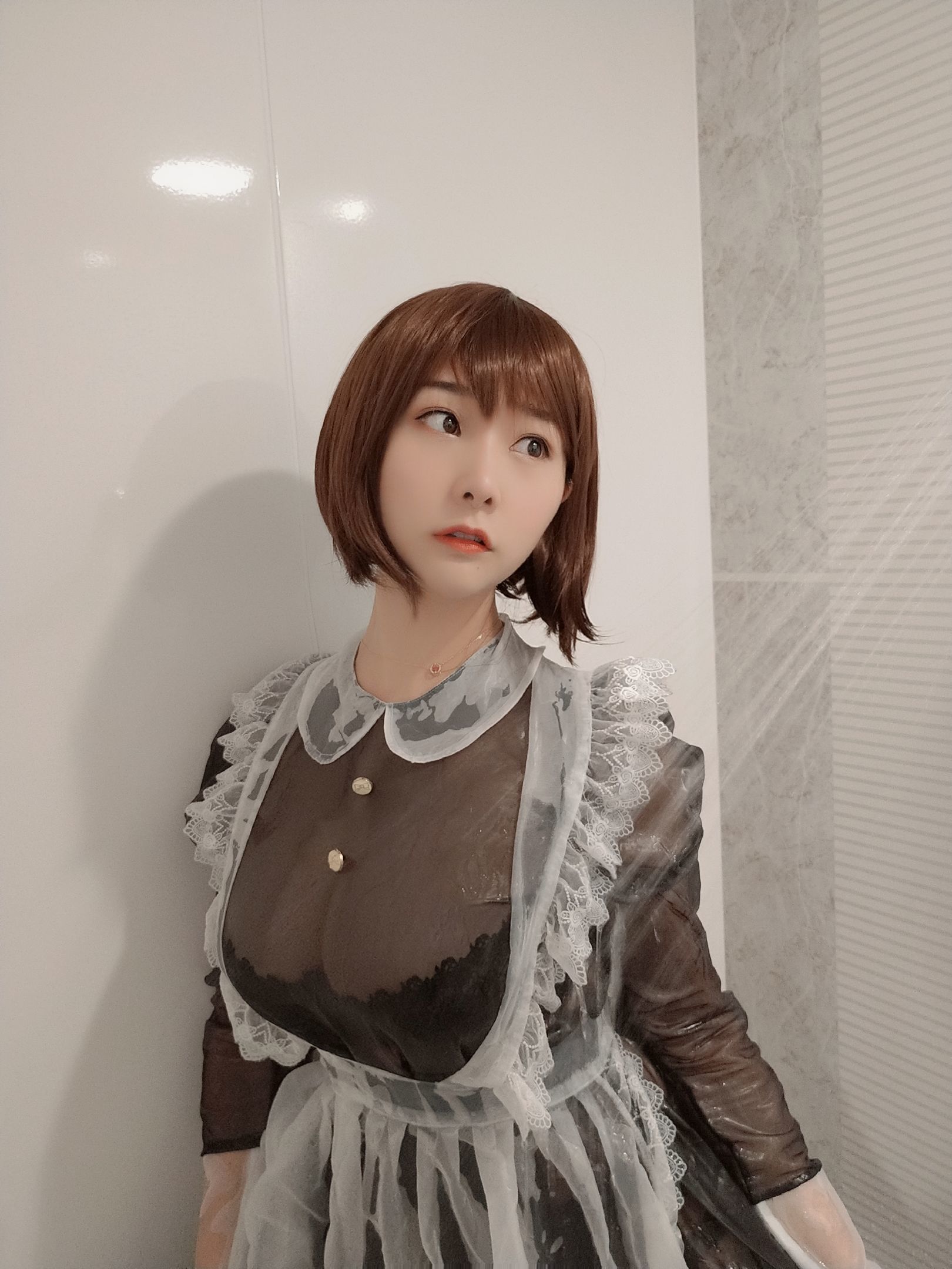 セクシー Coser サントートー ミード 透明メイド